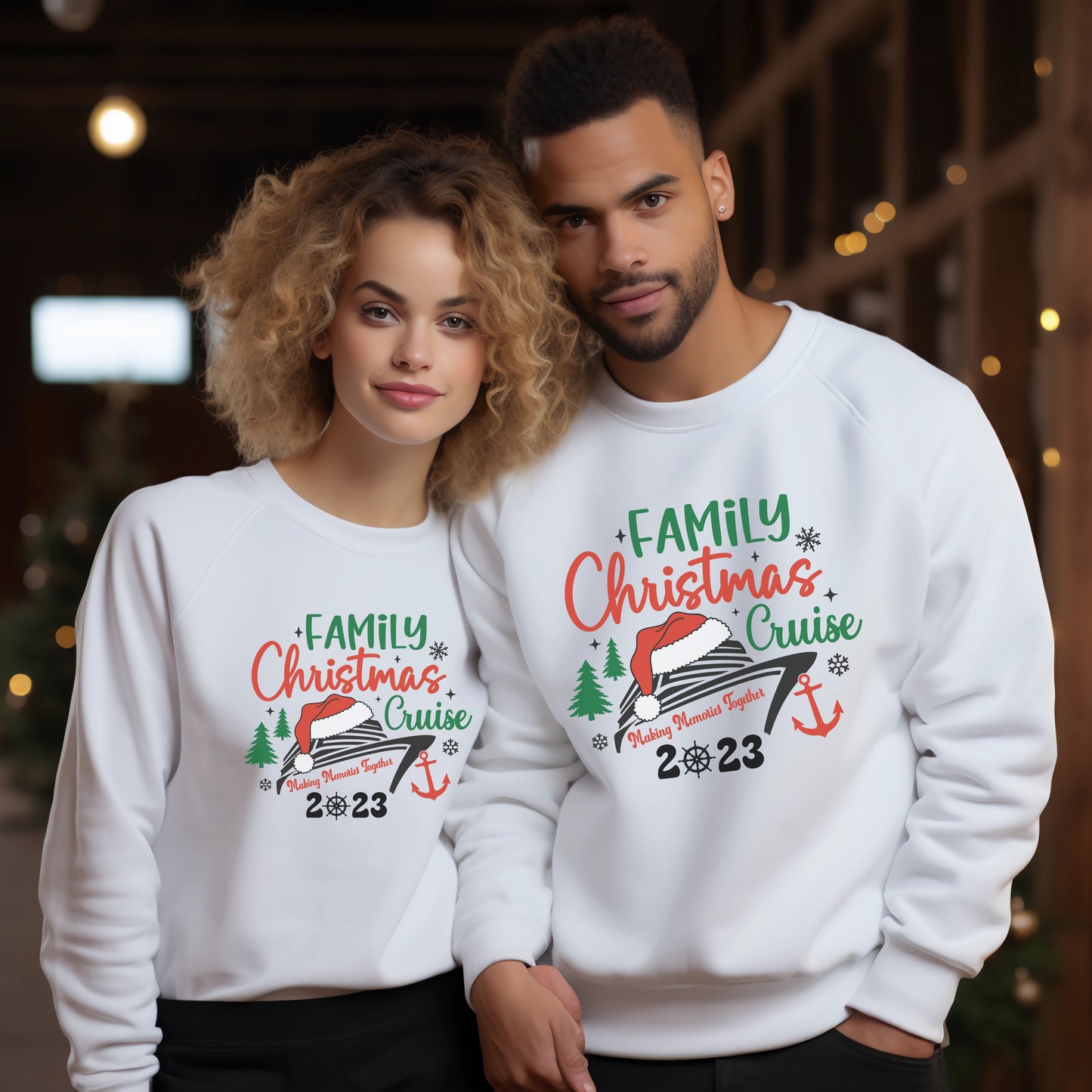 Family Christmas Cruising Sweatshirt 2023