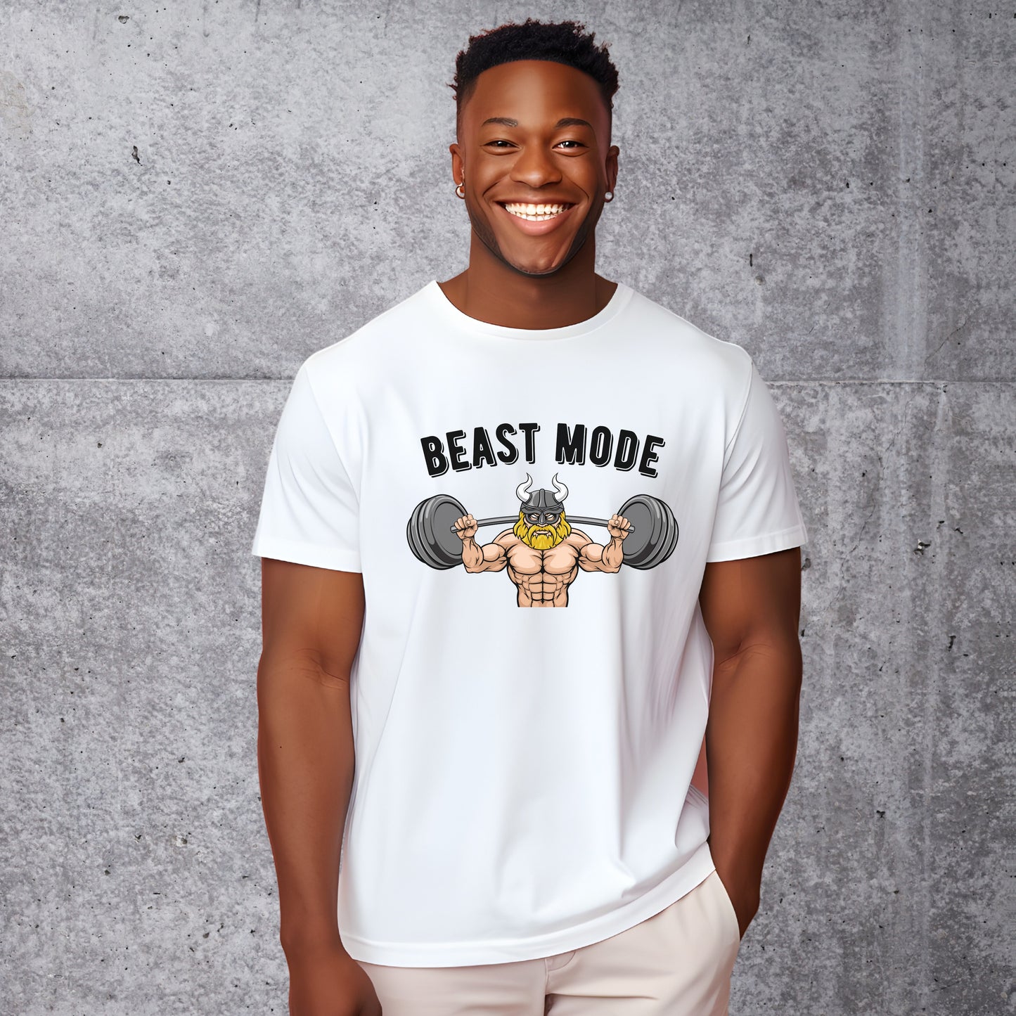 Beast Mode Viking Gym T-shirt - Men's Weight Training Gift