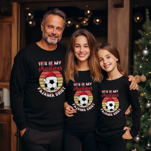 Luxury Christmas Football Fan Sweatshirt