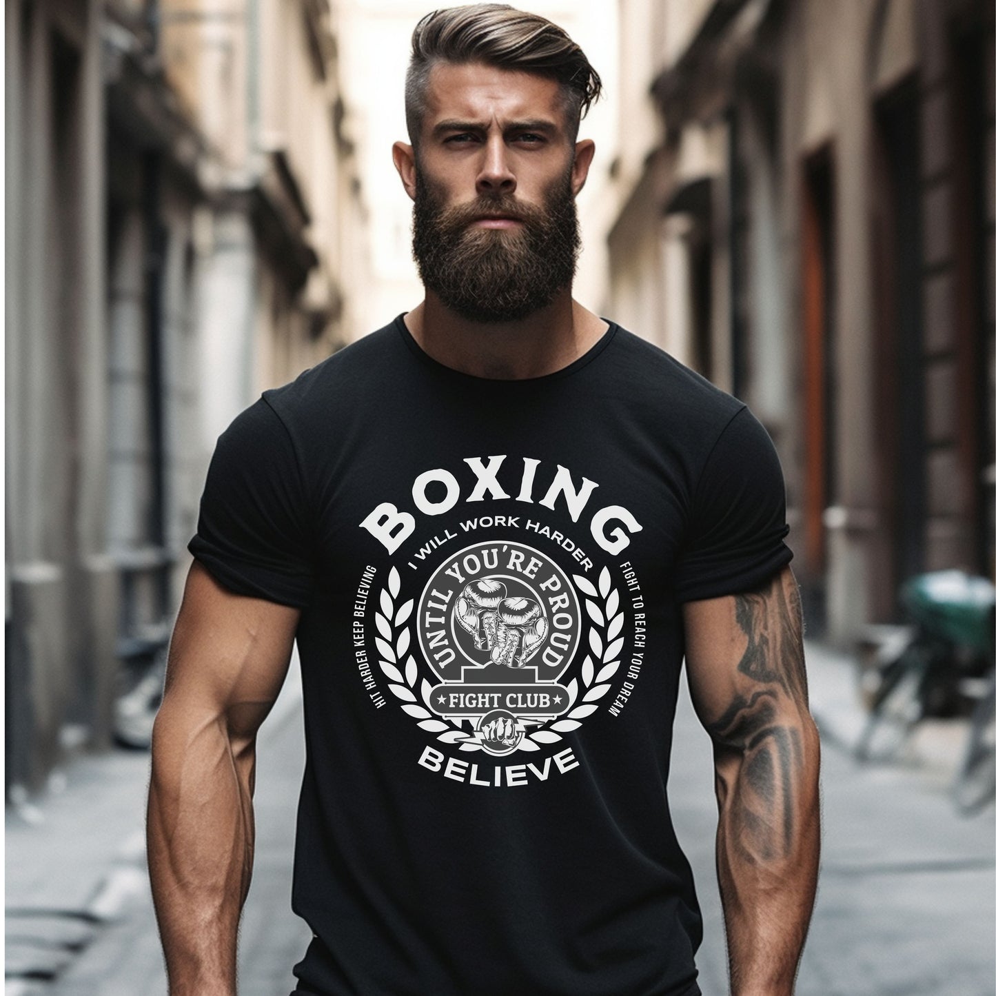 I Will Work Harder Boxing T-shirt - Boxing Club Apparel