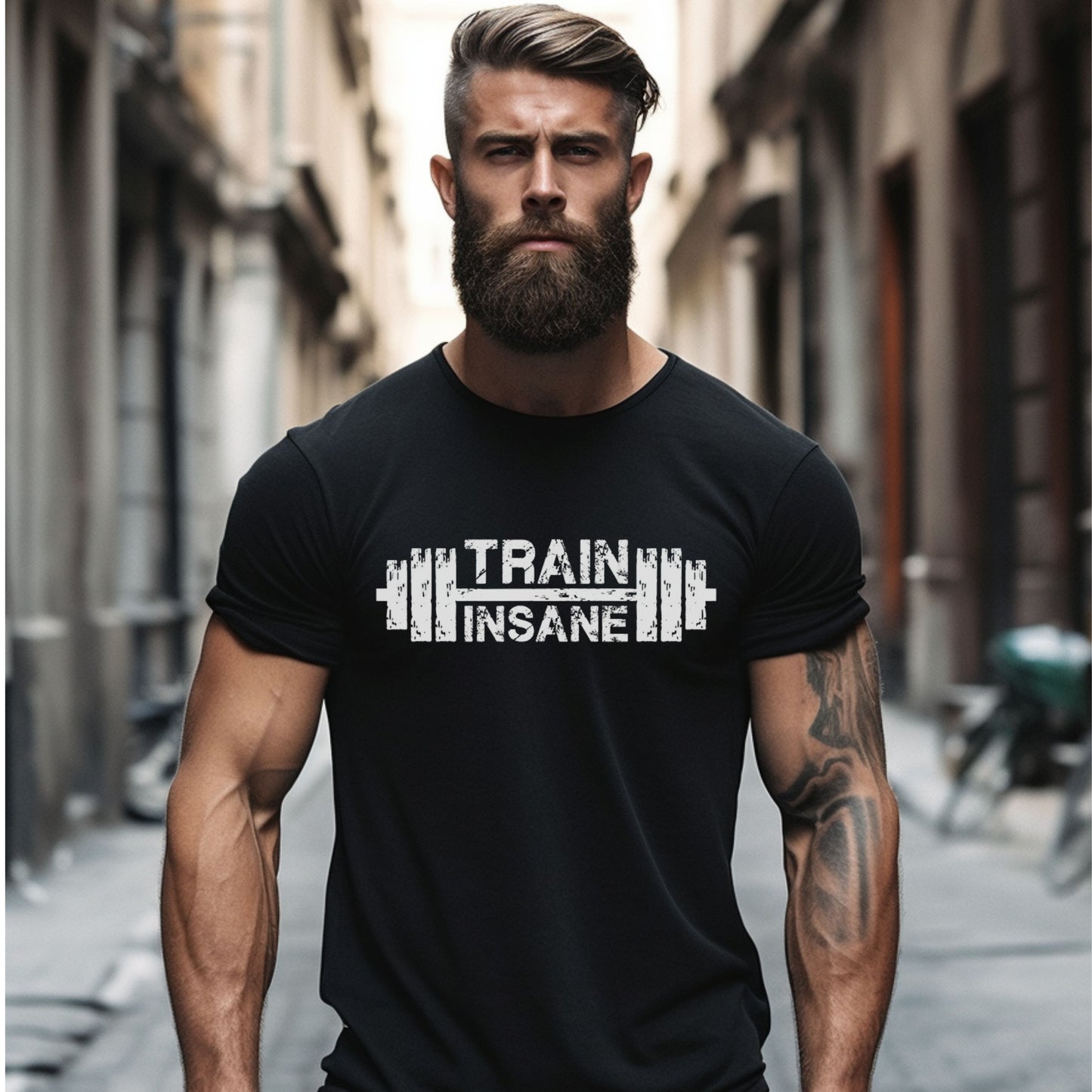 Train Insane T-shirt - Unisex Weight Training Top