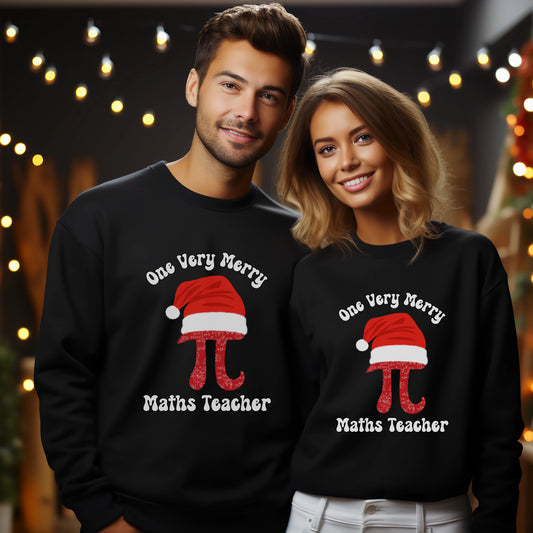 Maths Teacher Gift - Luxury Christmas Sweatshirt