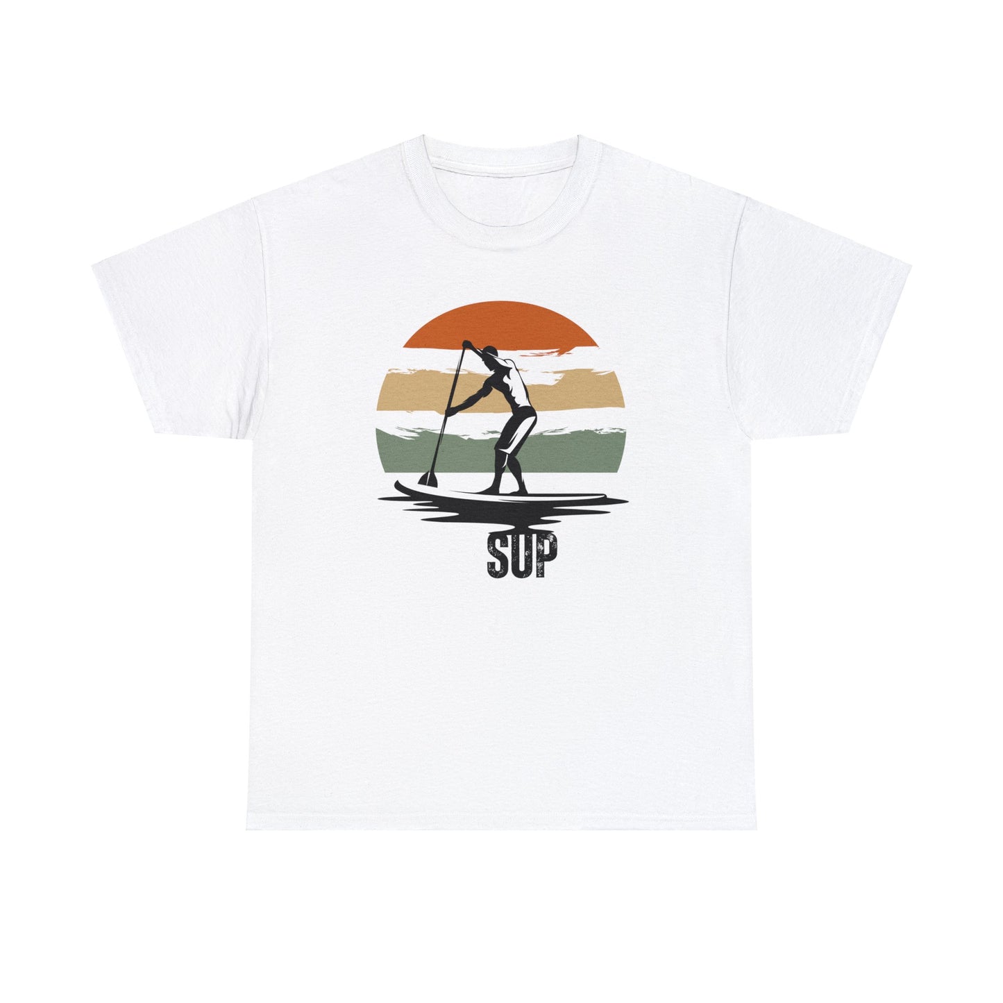 Men's Retro Sunset SUP T-shirt - Stand Up Paddle-boarding Gift