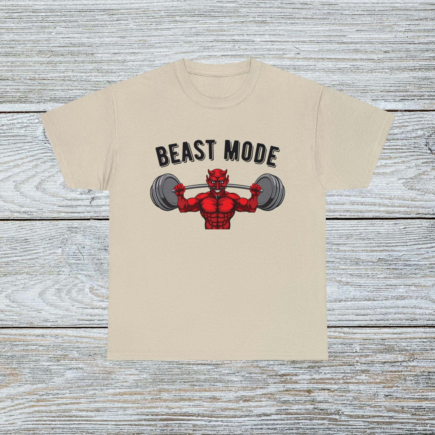 Beast Mode Gym T-shirt - Weight Training Devil Top