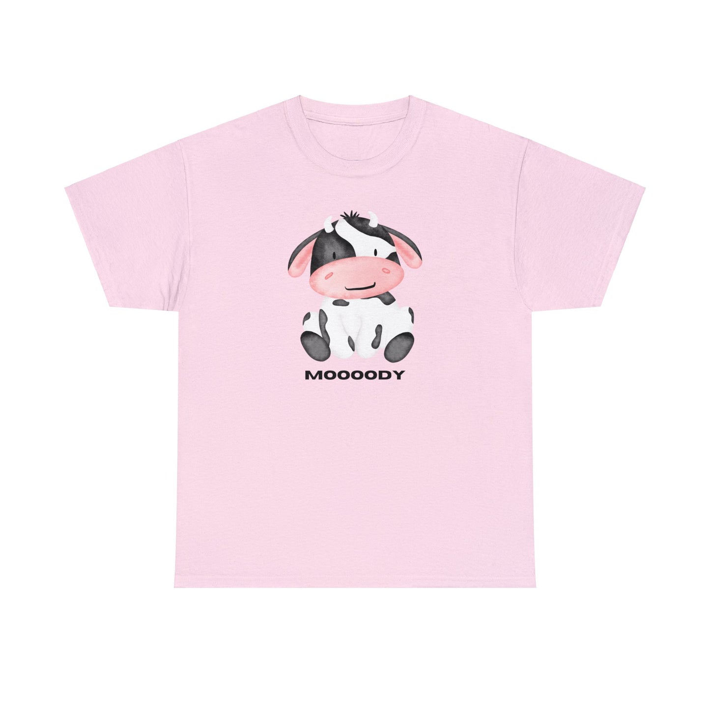 Funny Moody Cow T-shirt - Adult and Youth