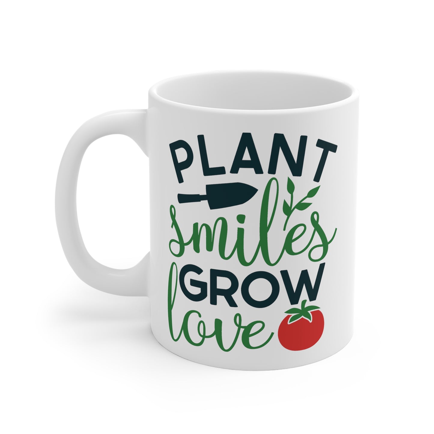 Motivational Gardener's Mug - Plant Smiles, Grow Love