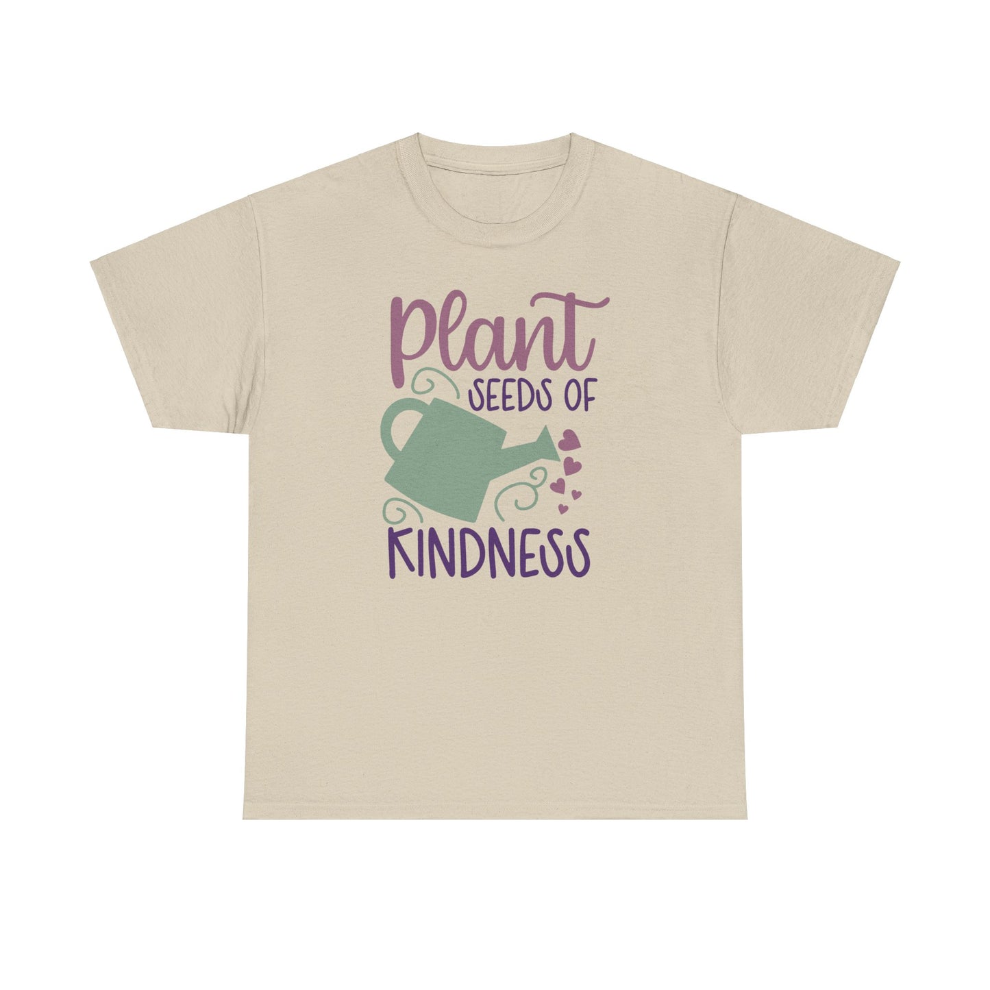 Pastel Motivational Floral T-shirt - Plant Seeds of Kindness