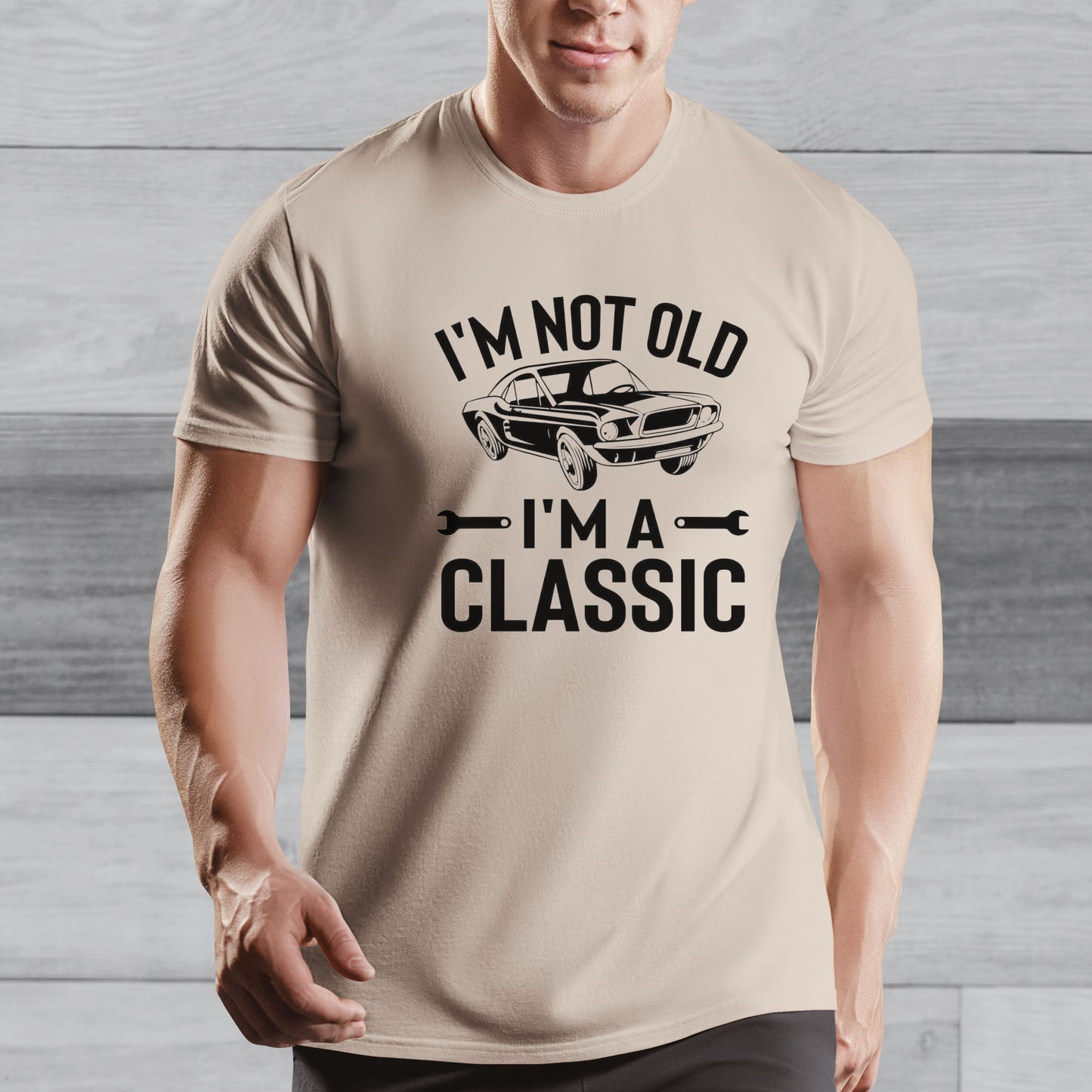 Men's 'I'm Not Old I'm a Classic' Birthday T-shirt