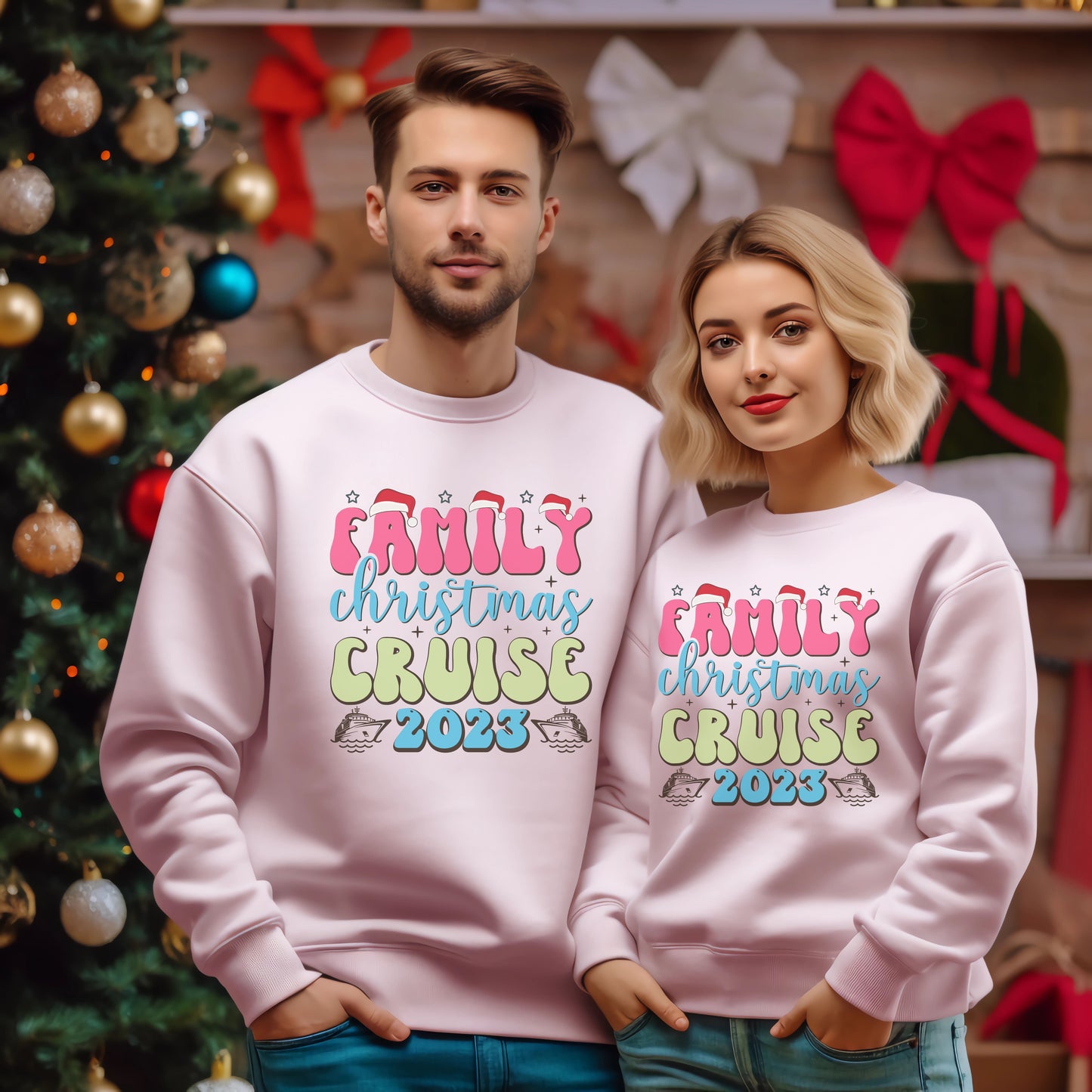 Family Christmas Cruising Sweatshirt 2023