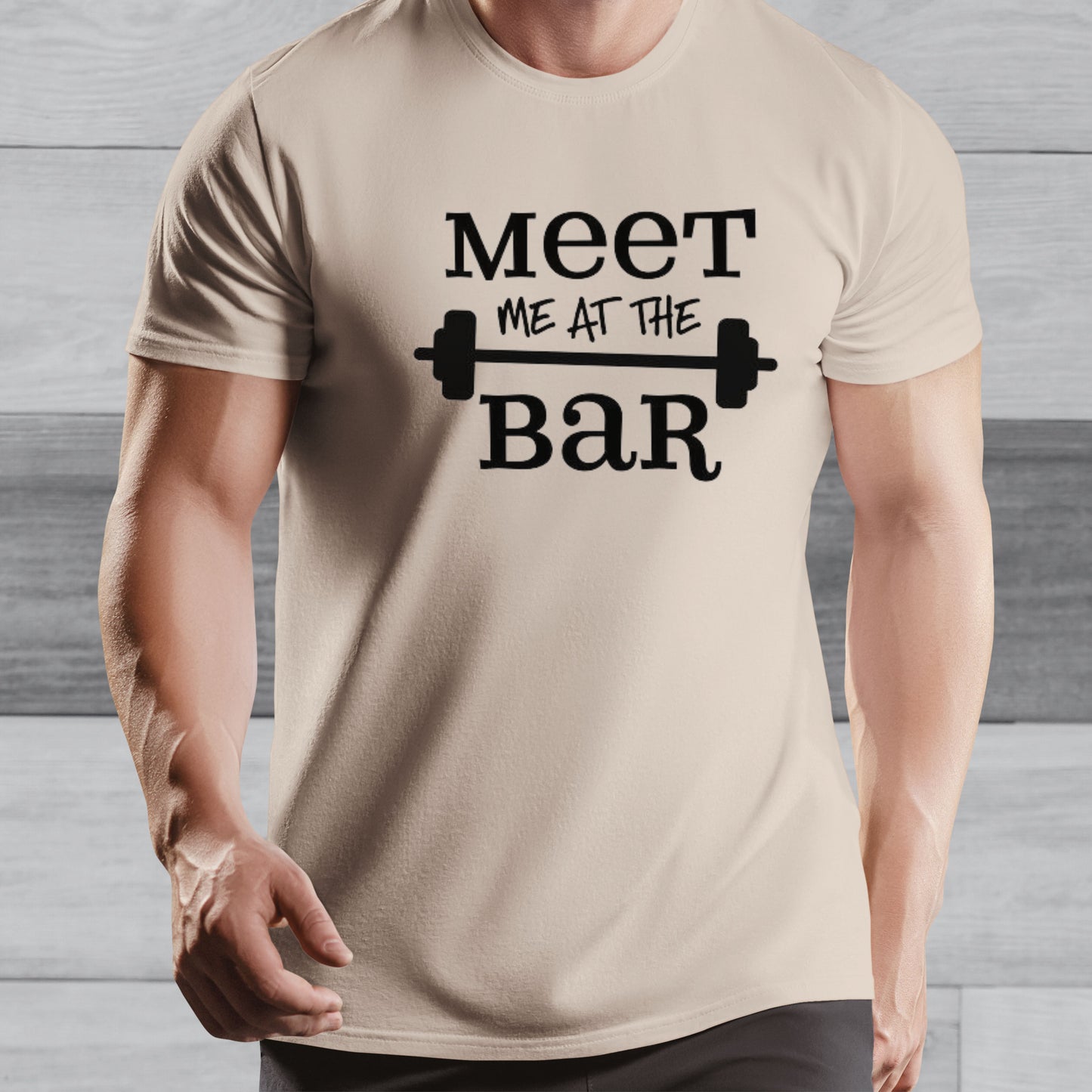 Meet Me at the Bar T-shirt - Unisex Weight Training Top