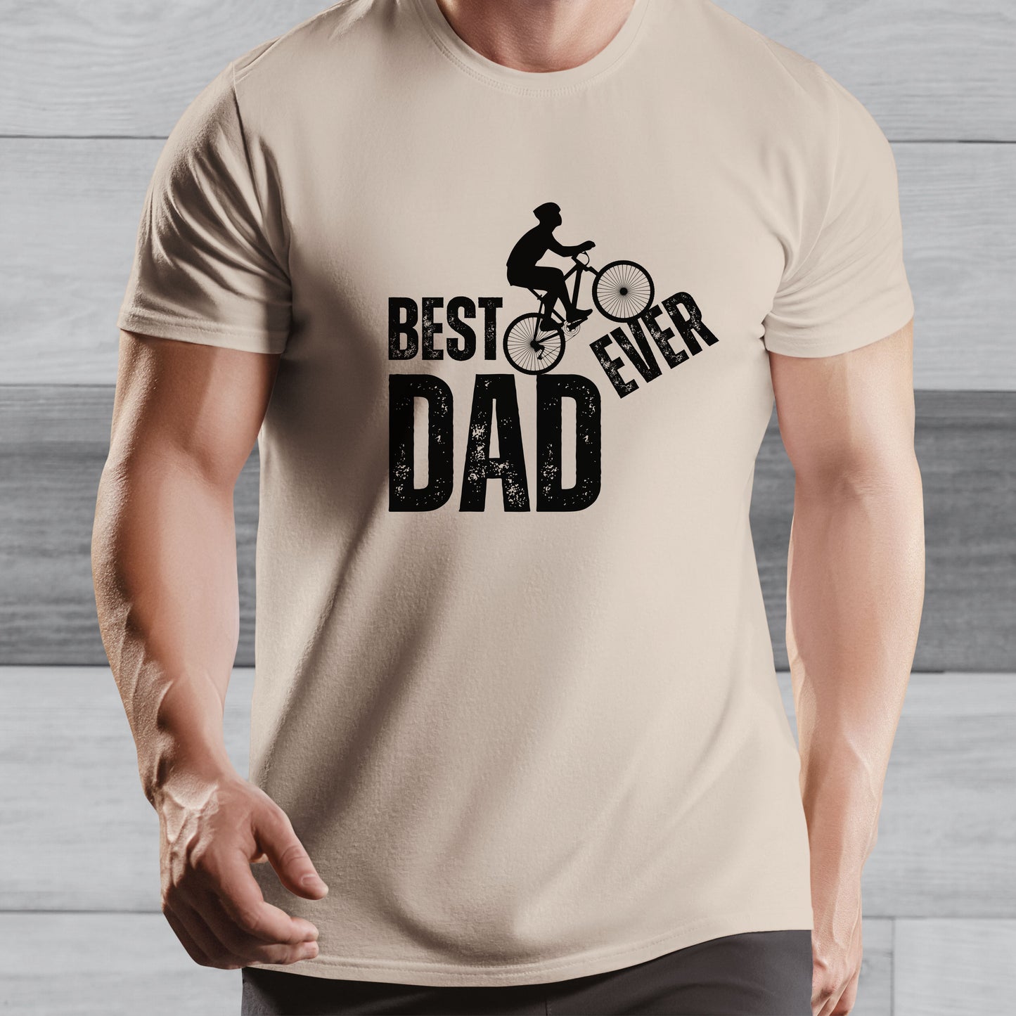 Best Cyclist Dad T-shirt - Biker Dad Birthday or Father's Day Gift