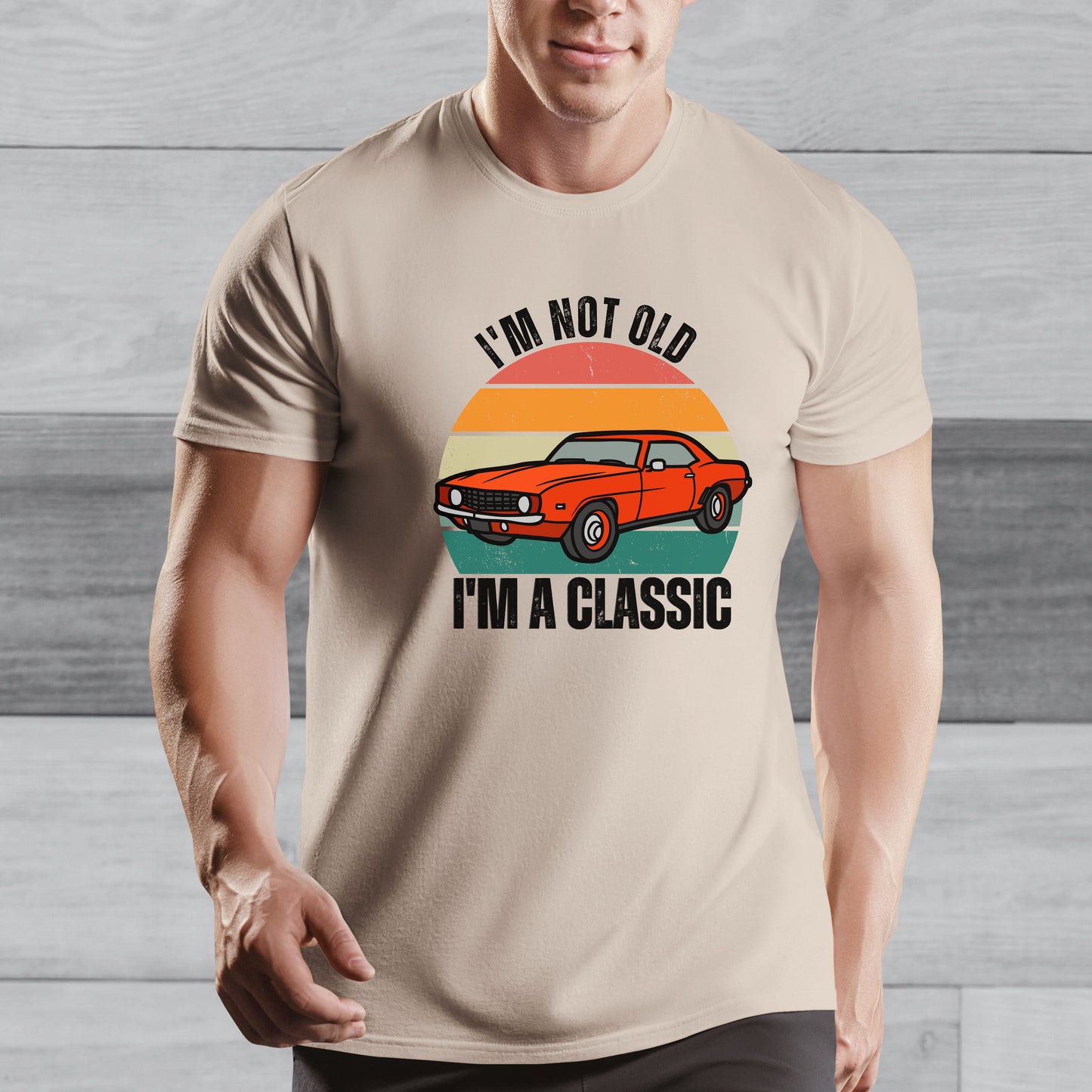 Men's 'I'm Not Old I'm a Classic' Birthday T-shirt