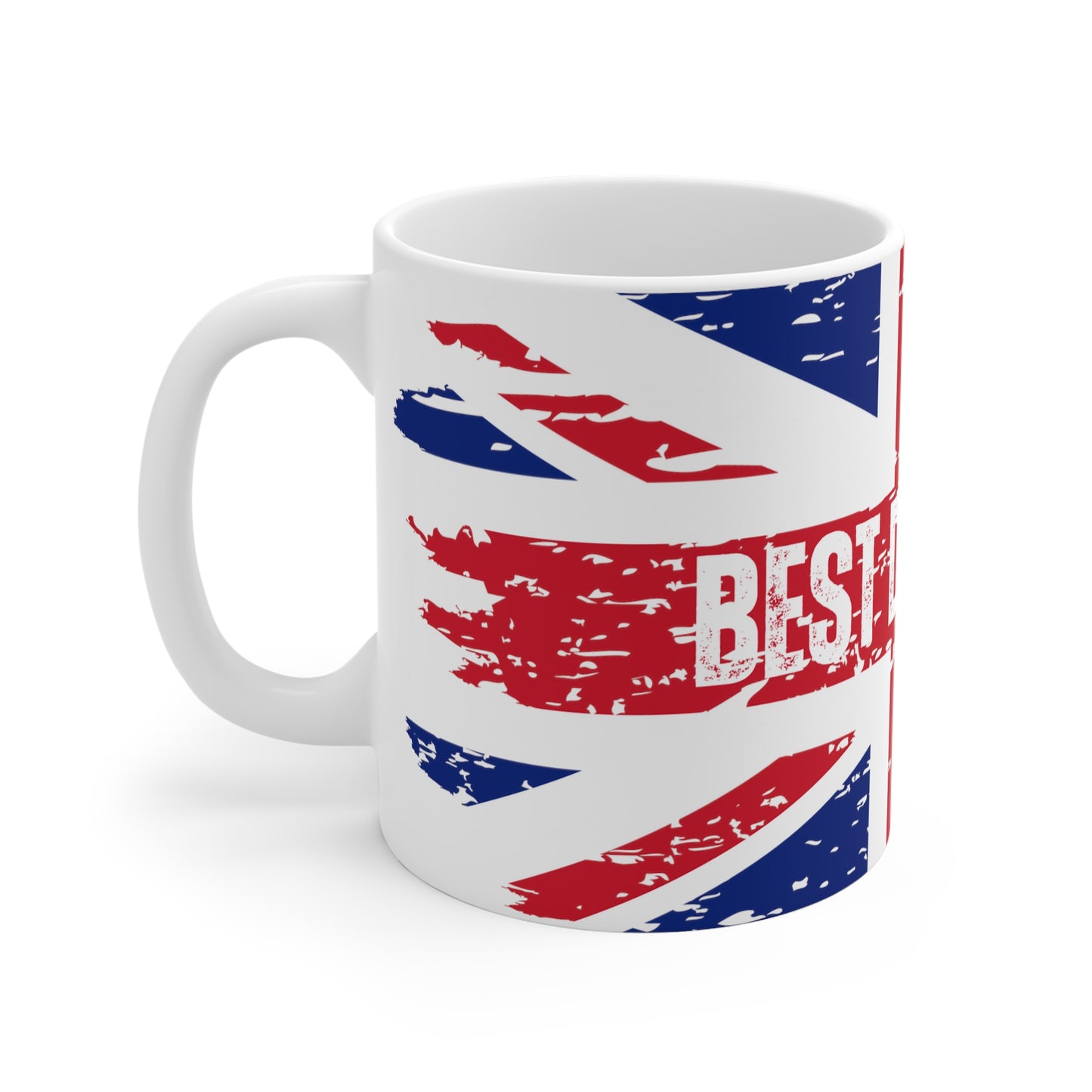 Best Dad Ever Patriotic Union Jack Mug