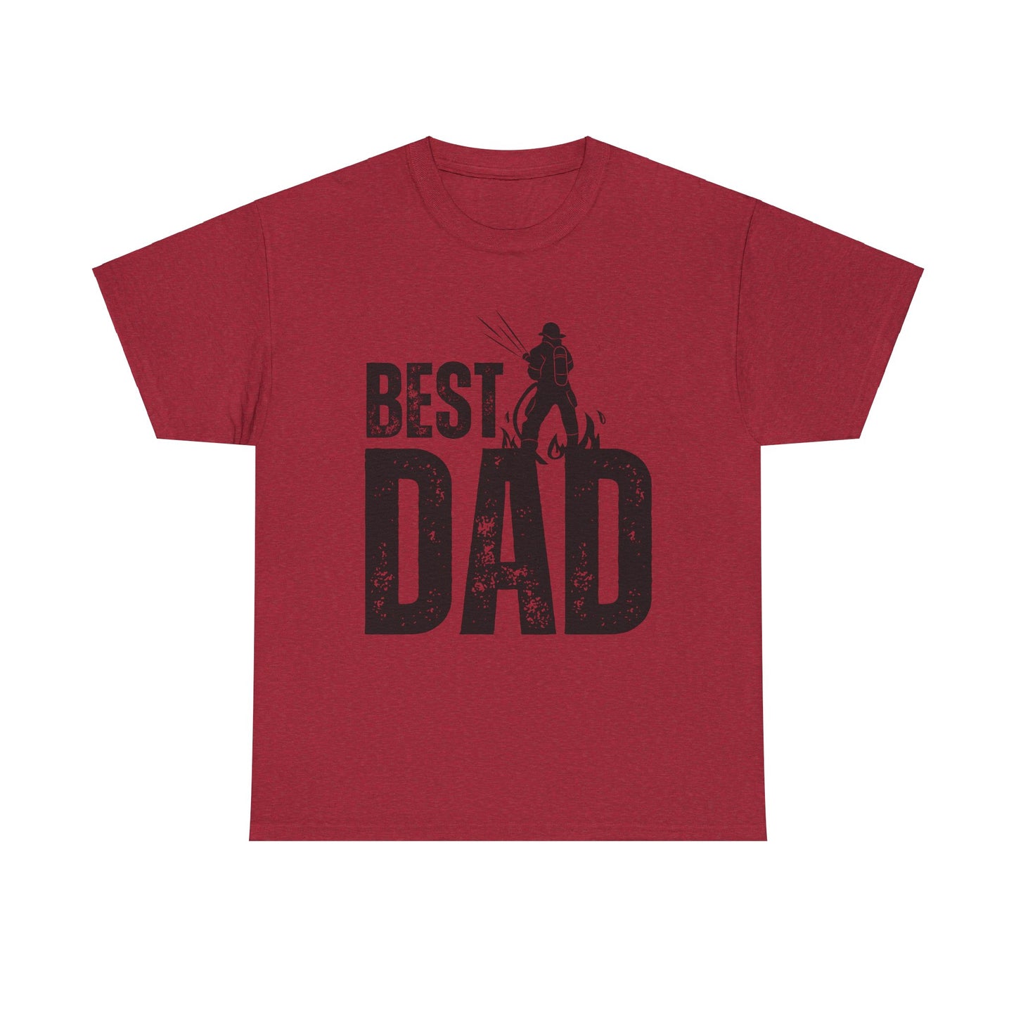 Best Fireman Dad T-shirt - Firefighter Father's Day Gift