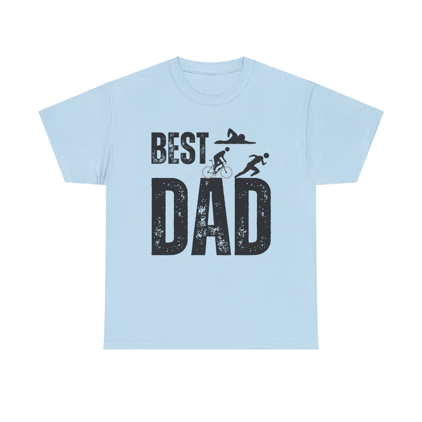 Best Triathlete Dad T-shirt - Triathlon Dad Birthday or Father's Day Gift