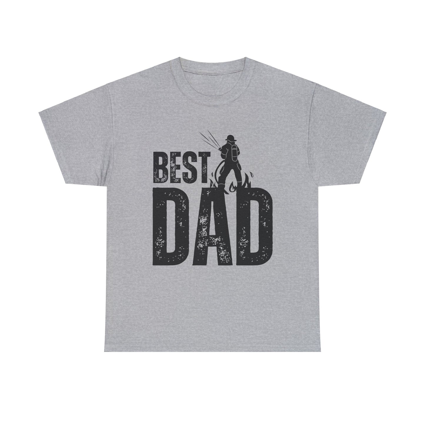 Best Fireman Dad T-shirt - Firefighter Father's Day Gift