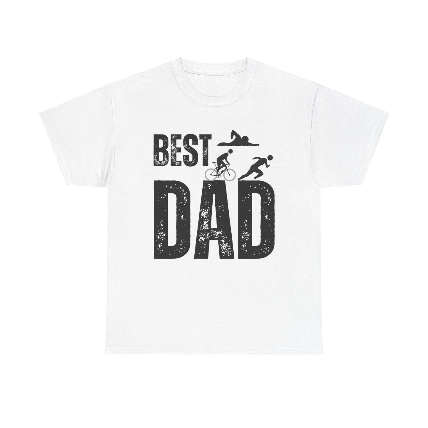 Best Triathlete Dad T-shirt - Triathlon Dad Birthday or Father's Day Gift