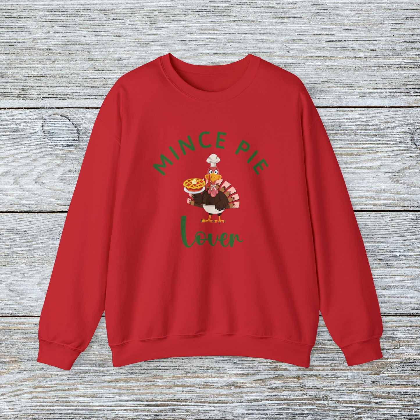 Unisex Mince Pie Lover Funny Christmas Sweater for Adults and Youths