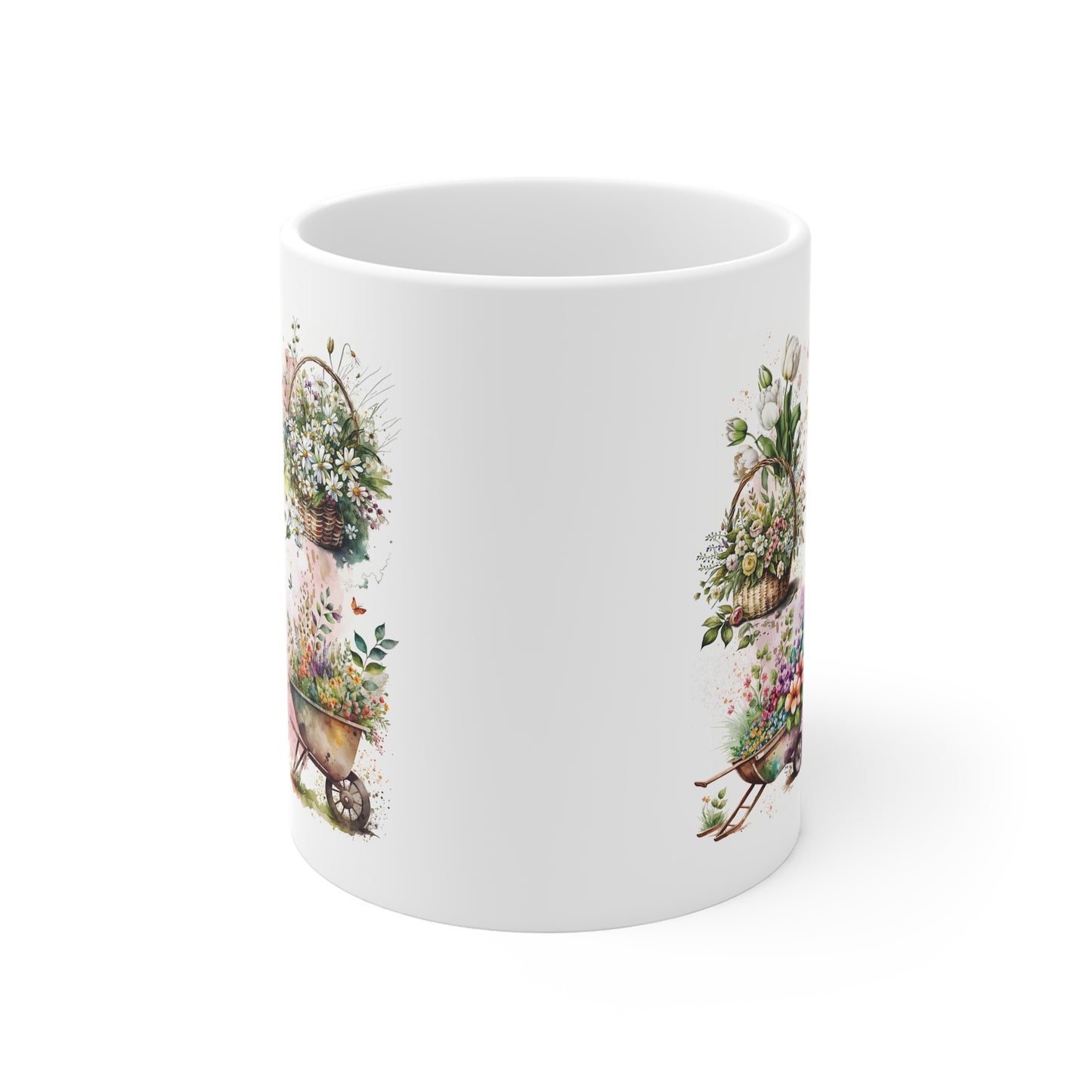 Mom's Gardening Mug, A Beautiful Floral Gift For Mother's Day or Birthday