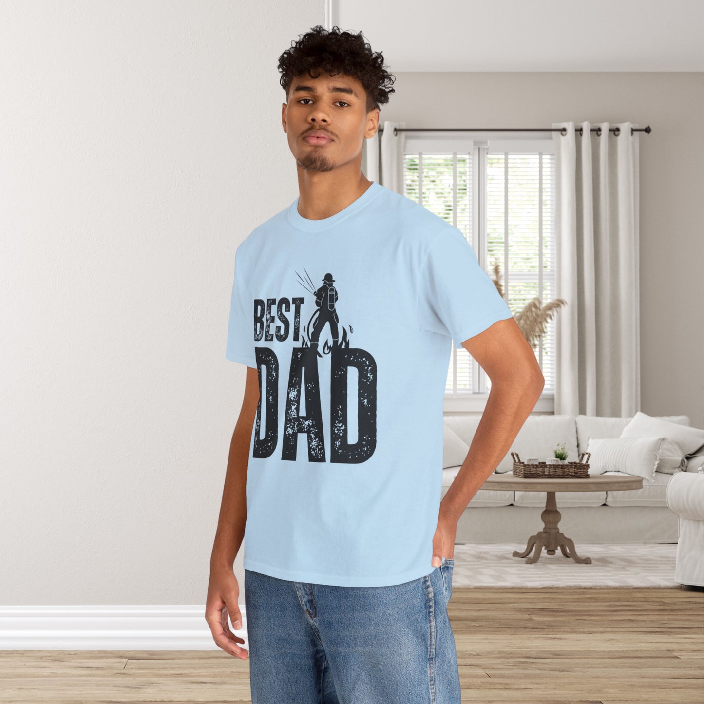 Best Fireman Dad T-shirt - Firefighter Father's Day Gift