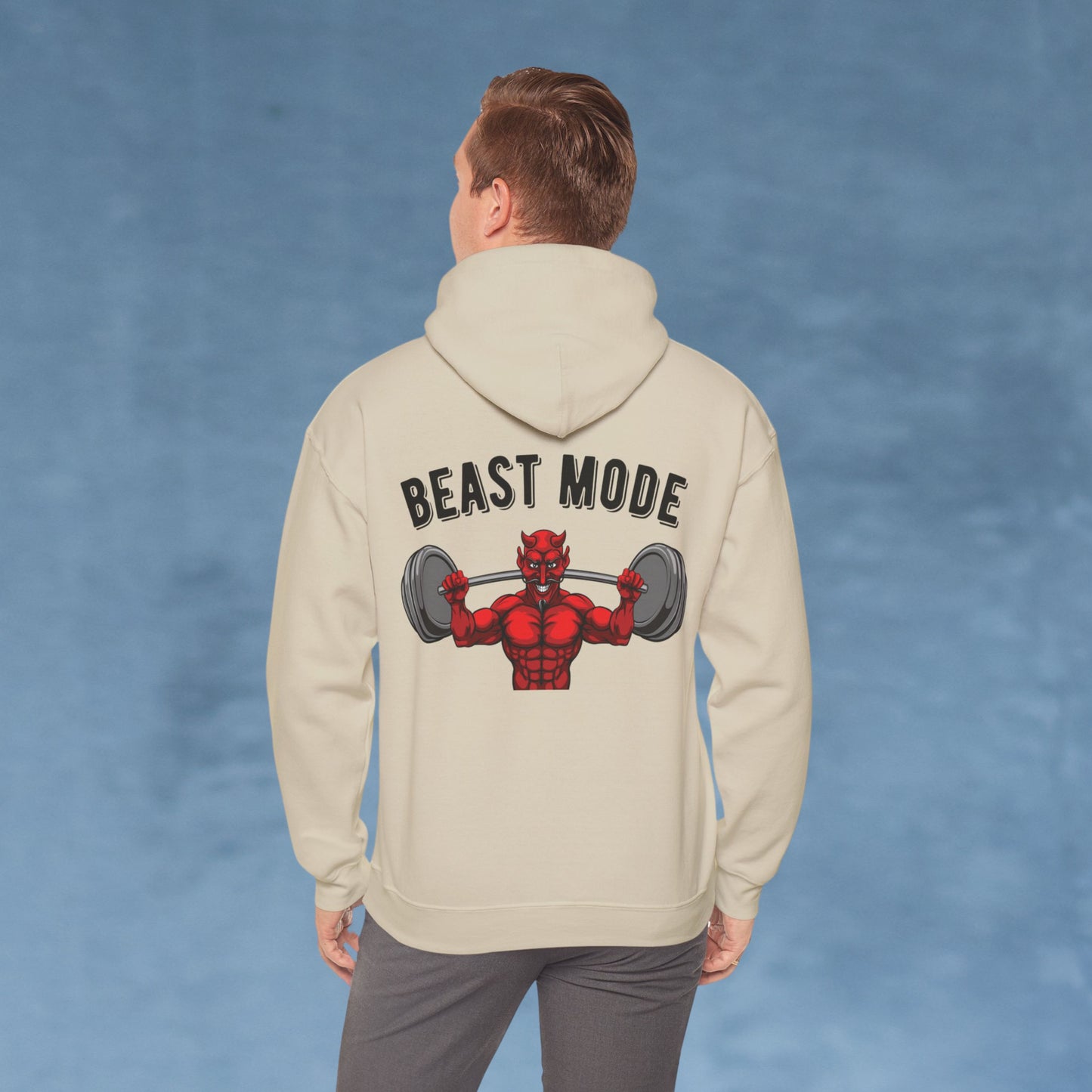 Beast Mode Devil Gym Hoodie - Weight Training Top