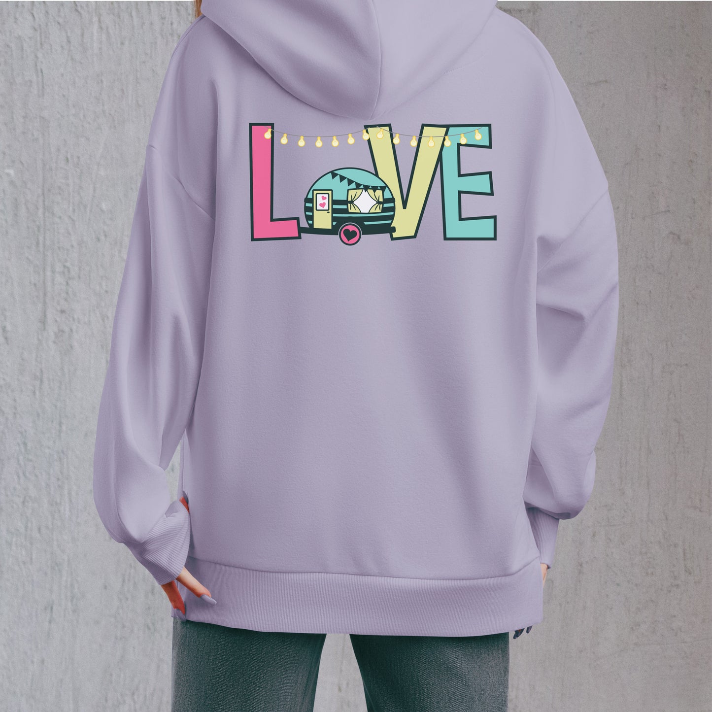 Unisex LOVE Caravanning Hoodie for Adults and Youths