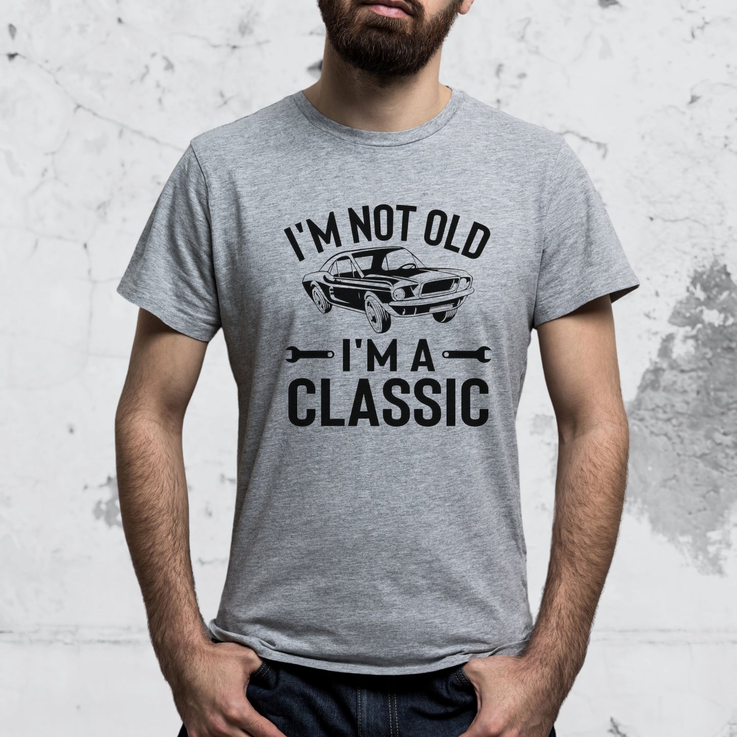 Men's 'I'm Not Old I'm a Classic' Birthday T-shirt