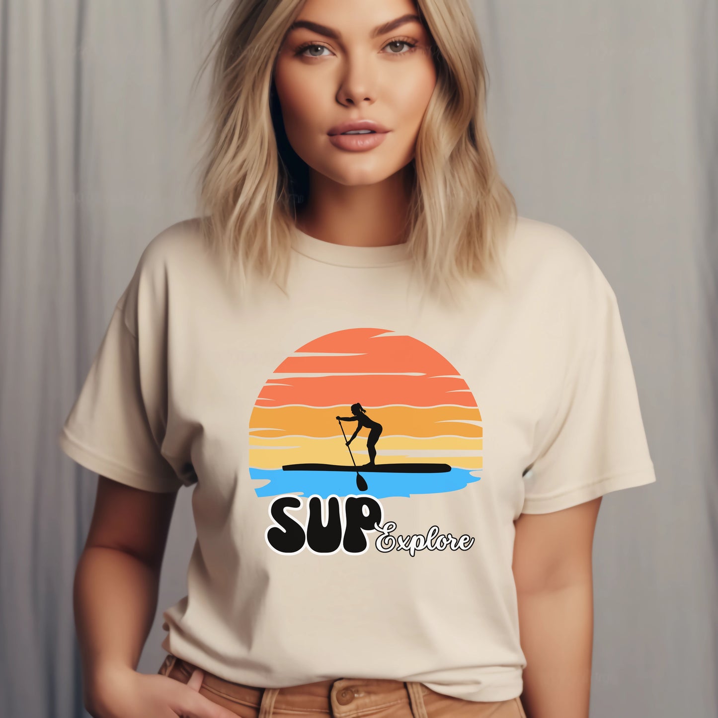 Women's SUP Explore T-Shirt - Stand Up Paddle-boarding