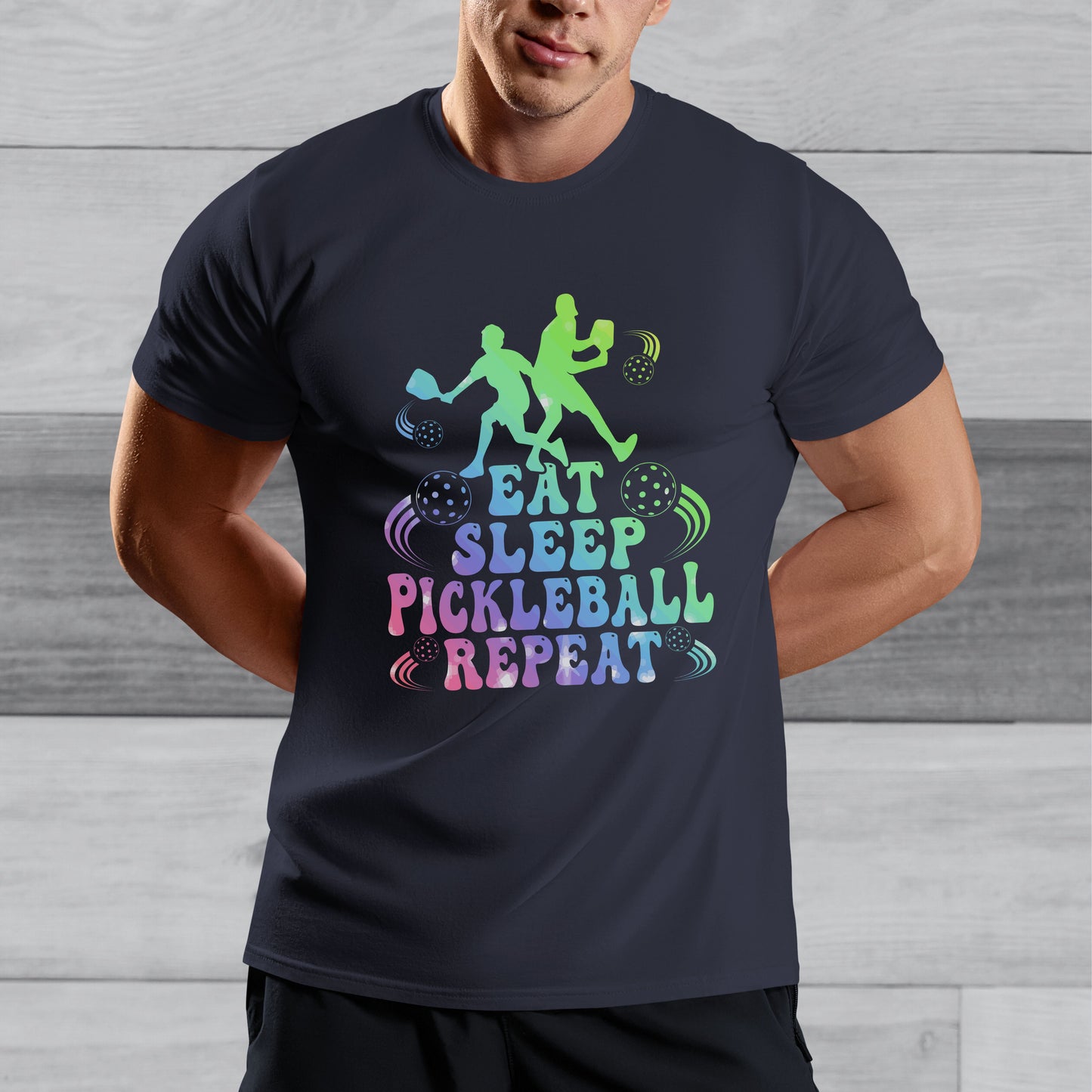 Unisex Eat, Sleep, Pickleball, Repeat Luxury t-shirt