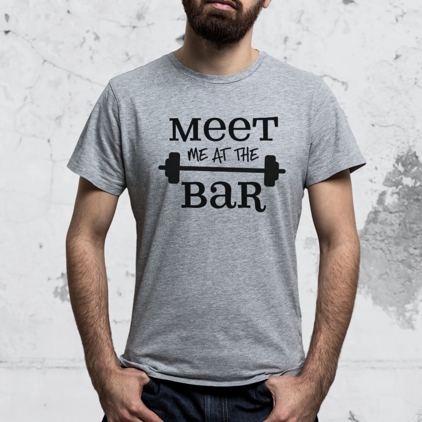 Meet Me at the Bar T-shirt - Unisex Weight Training Top