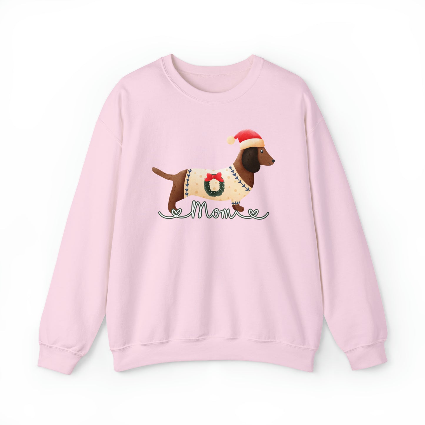 Cute Dachshund Mom Christmas Sweatshirt