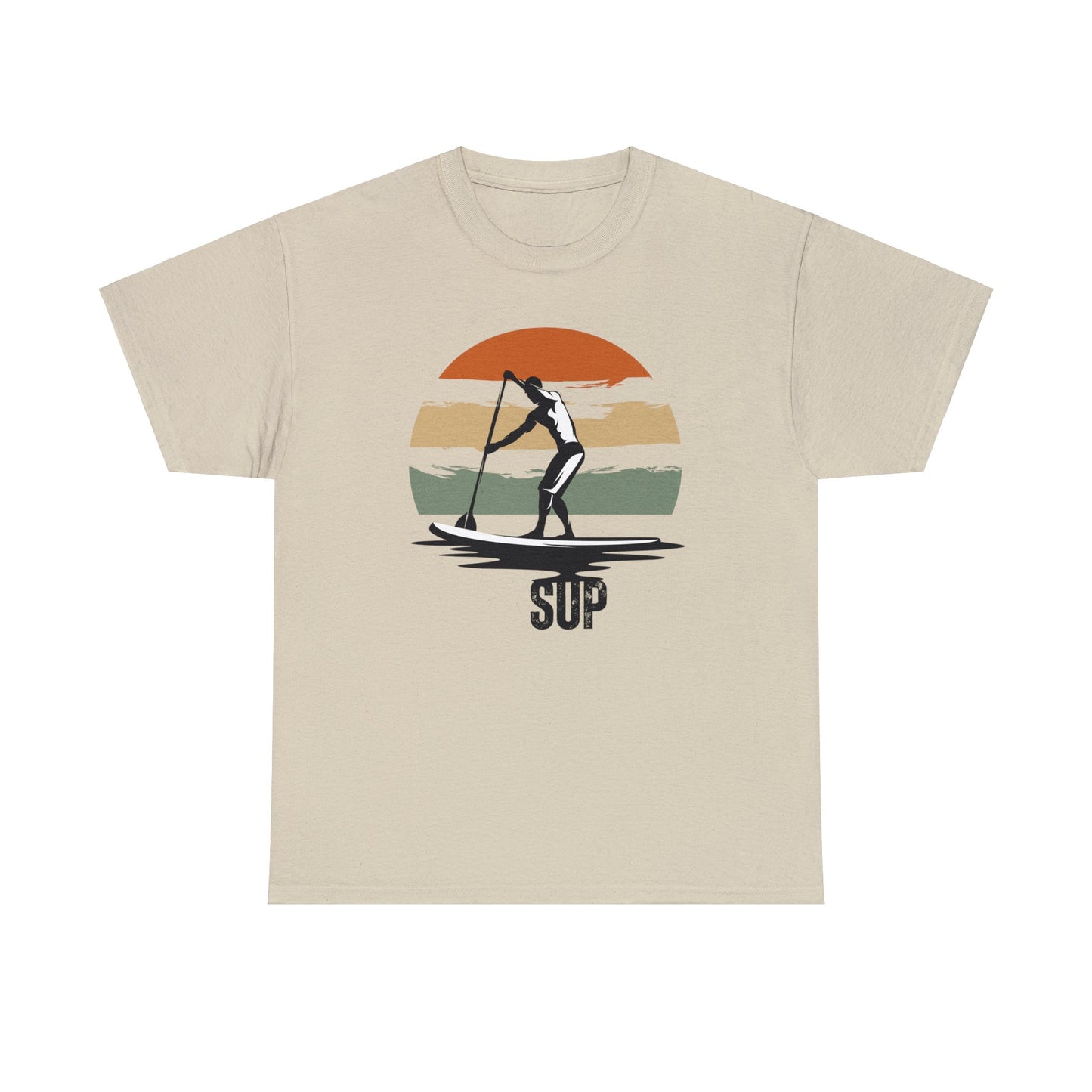 Men's Retro Sunset SUP T-shirt - Stand Up Paddle-boarding Gift