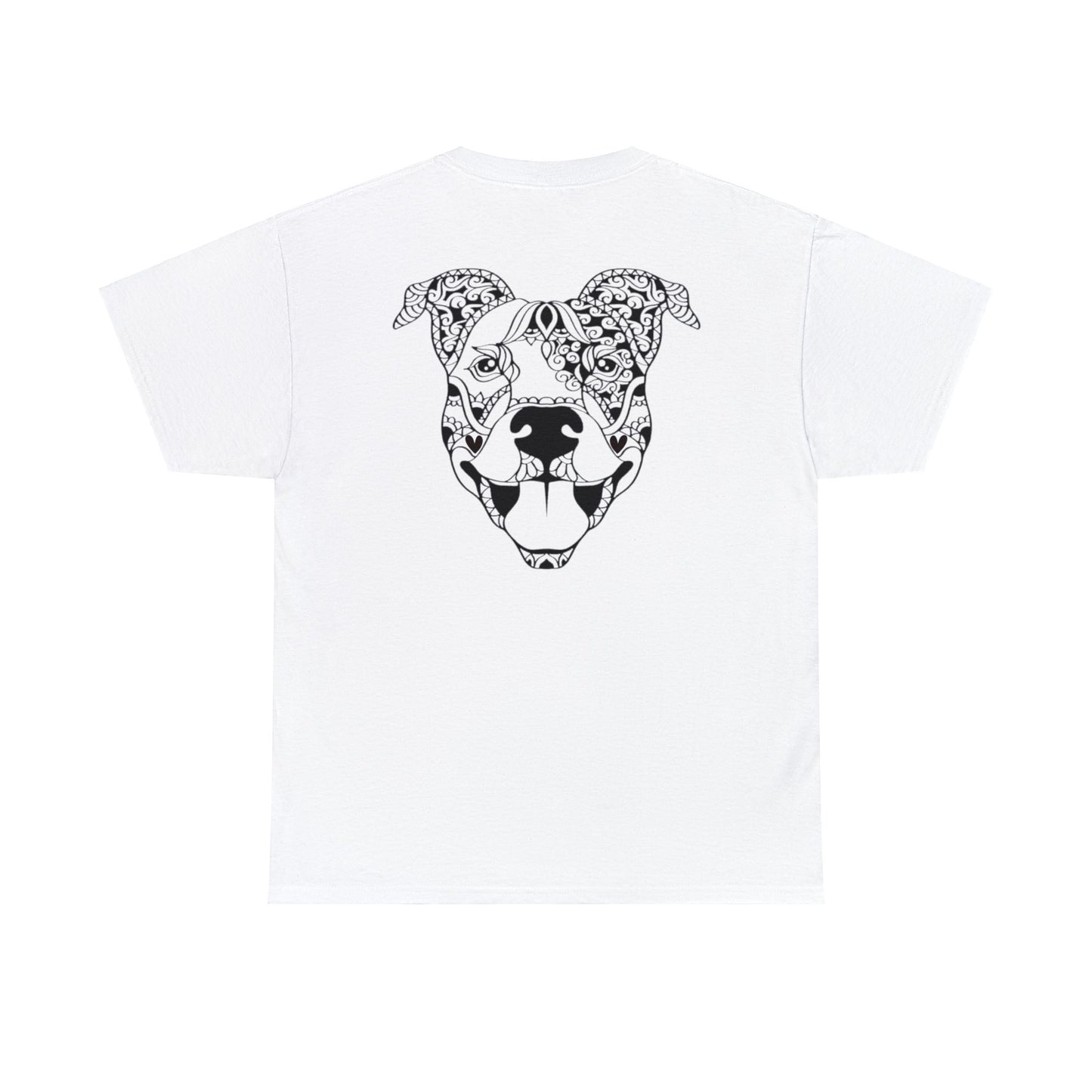 Mandala Style Abstract Staffordshire Bull Terrier T-shirt