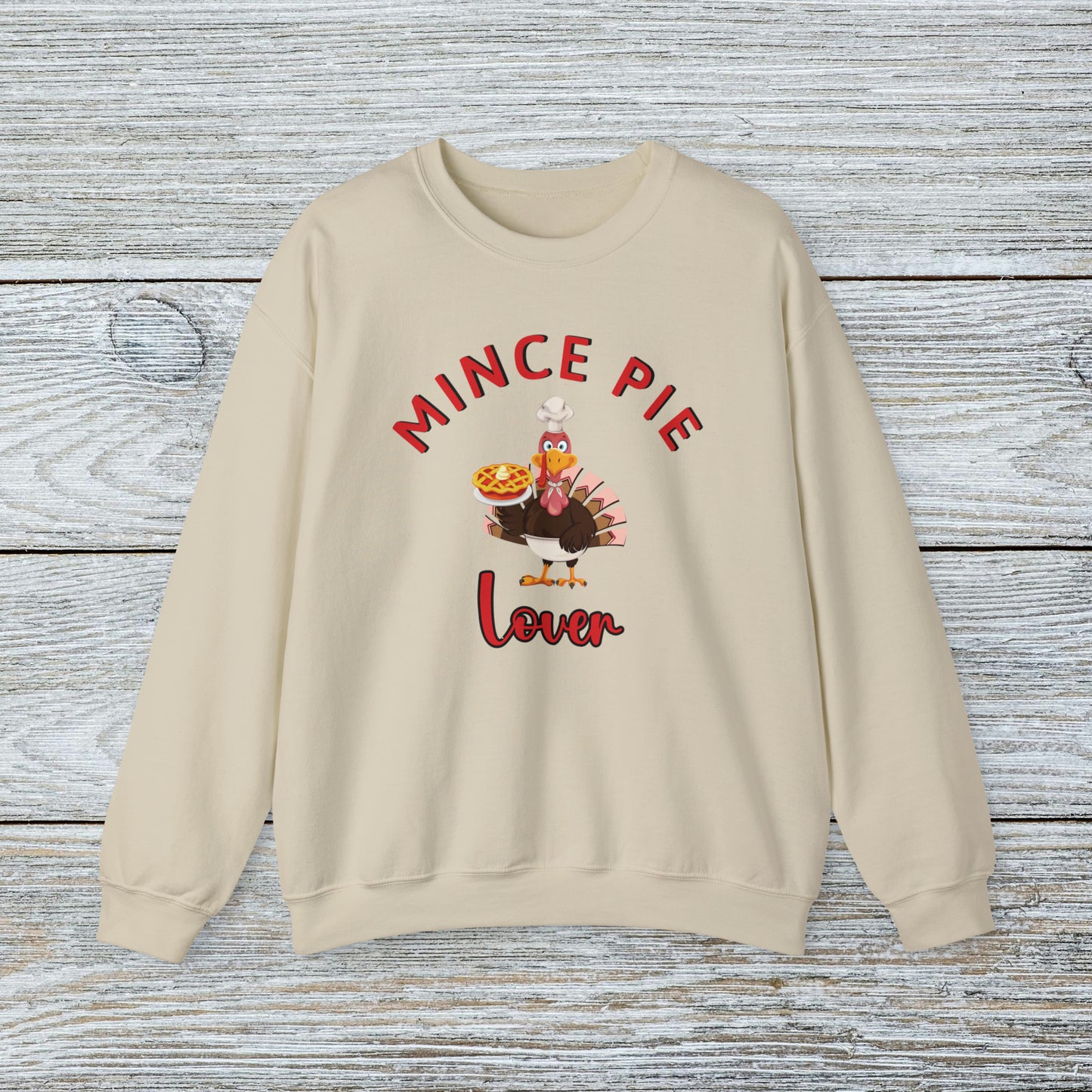 Unisex Mince Pie Lover Funny Christmas Sweatshirt for Adults and Youths