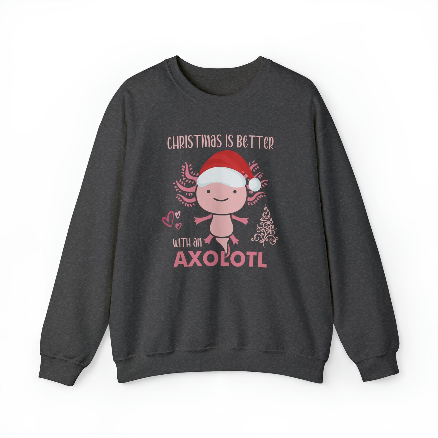 Kid's Cute Axolotl Christmas Sweatshirt