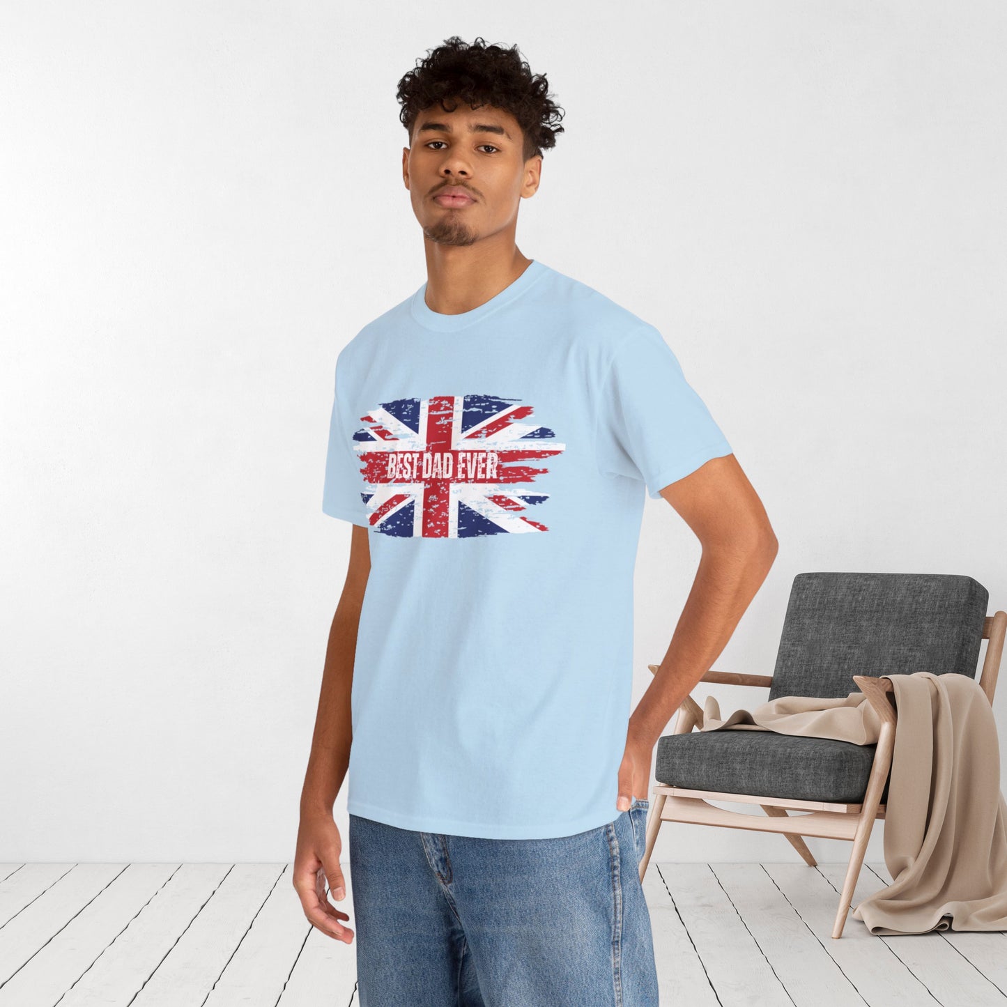 Best Dad Ever Patriotic Shirt - Father's Day Union Jack Shirt