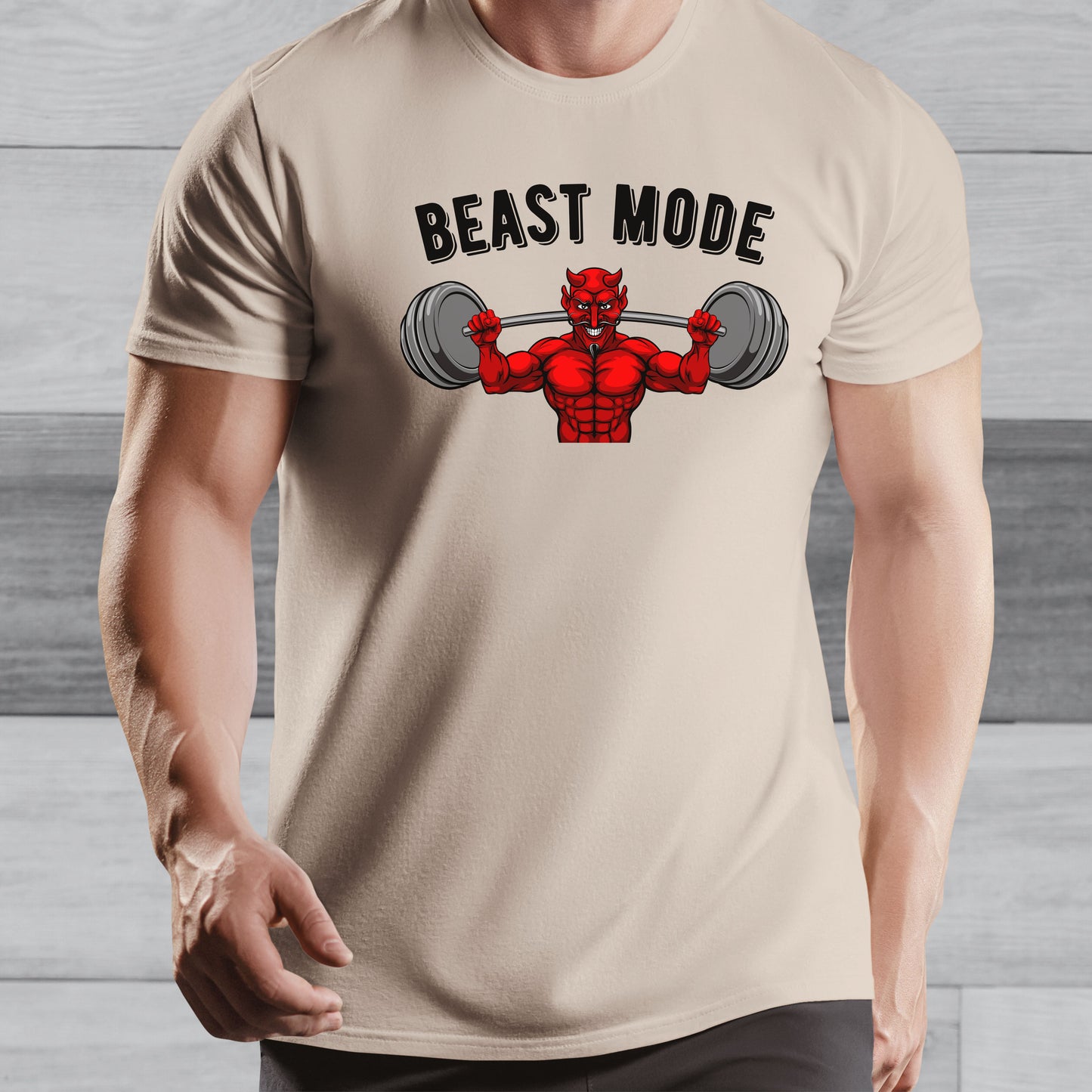 Beast Mode Gym T-shirt - Weight Training Devil Top