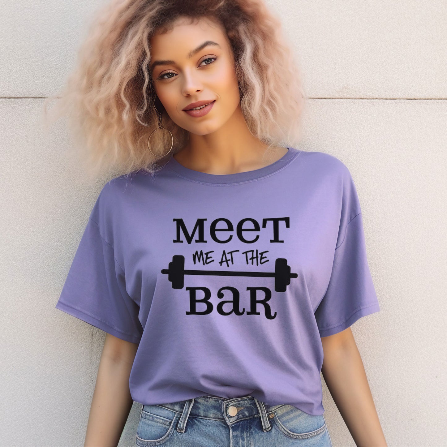 Meet Me at the Bar T-shirt - Unisex Weight Training Top