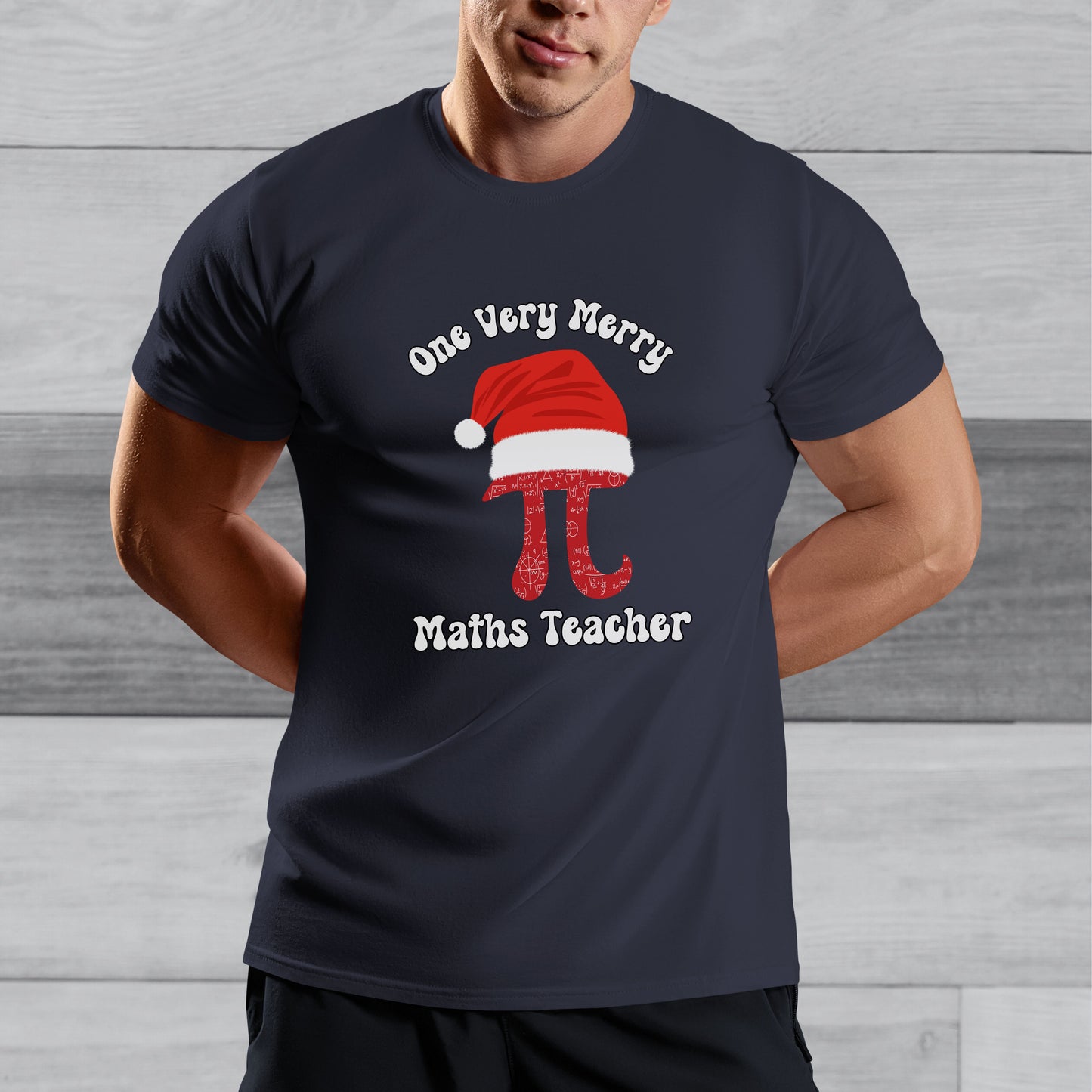 Maths Teacher Christmas Gift - Luxury T-shirt