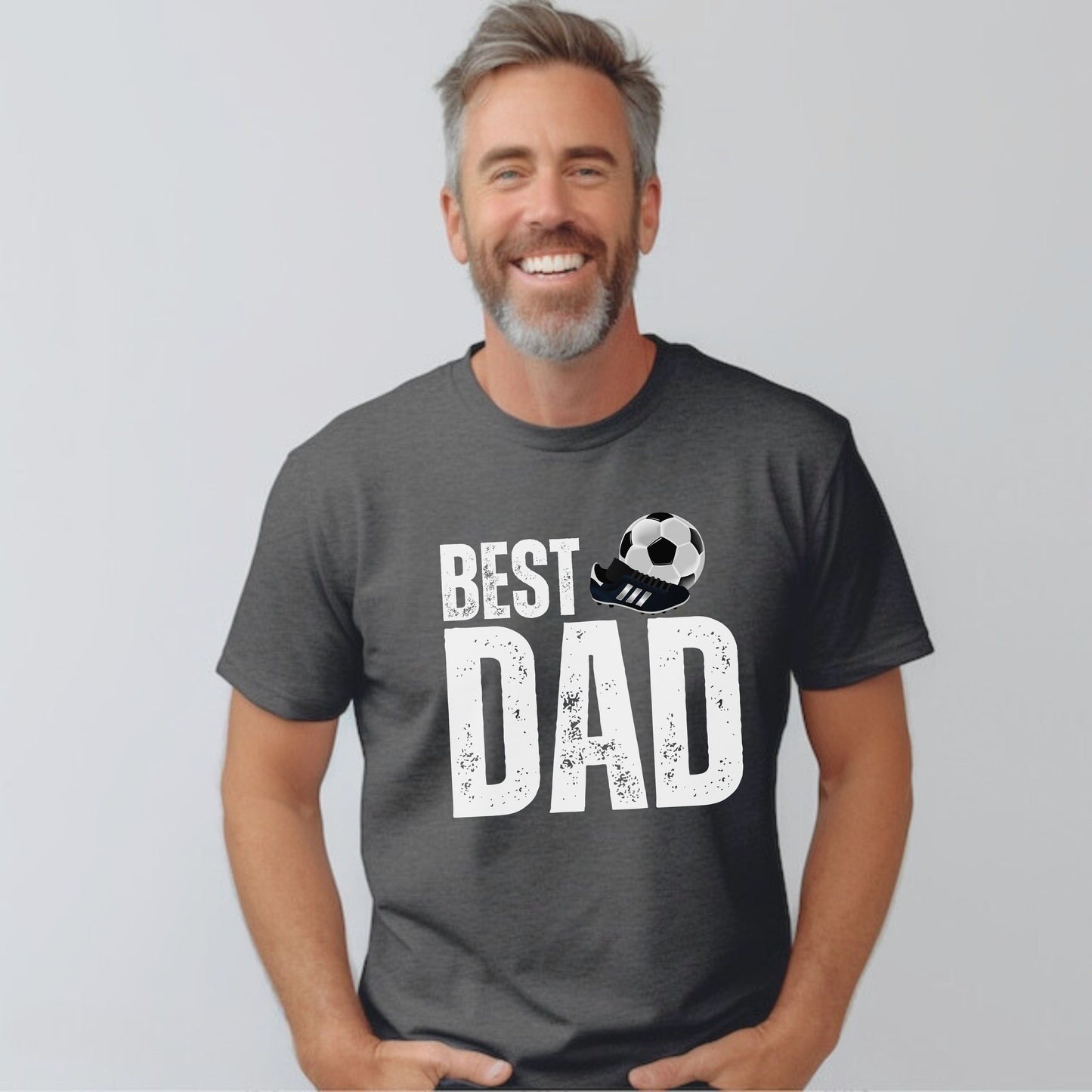 Best Footballer Dad Tee - Father's Day Football Gift