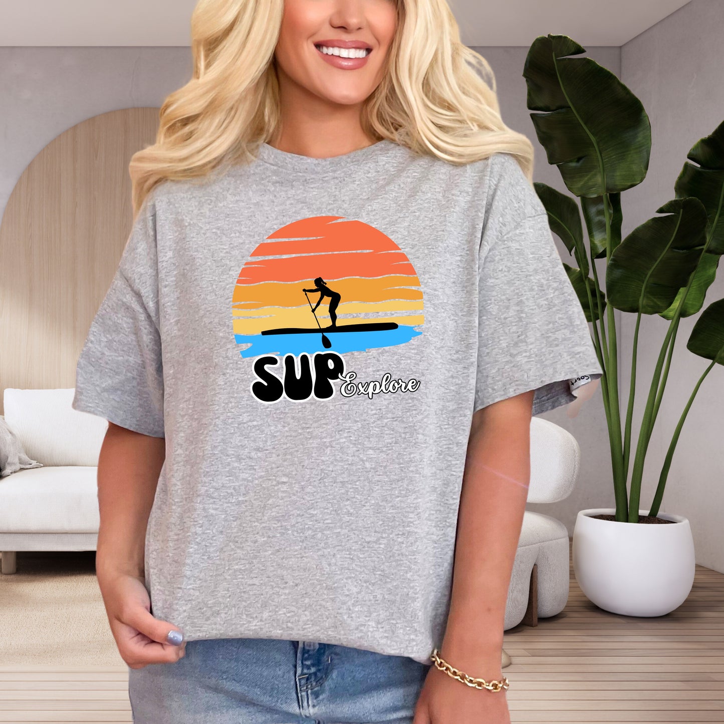 Women's SUP Explore T-Shirt - Stand Up Paddle-boarding