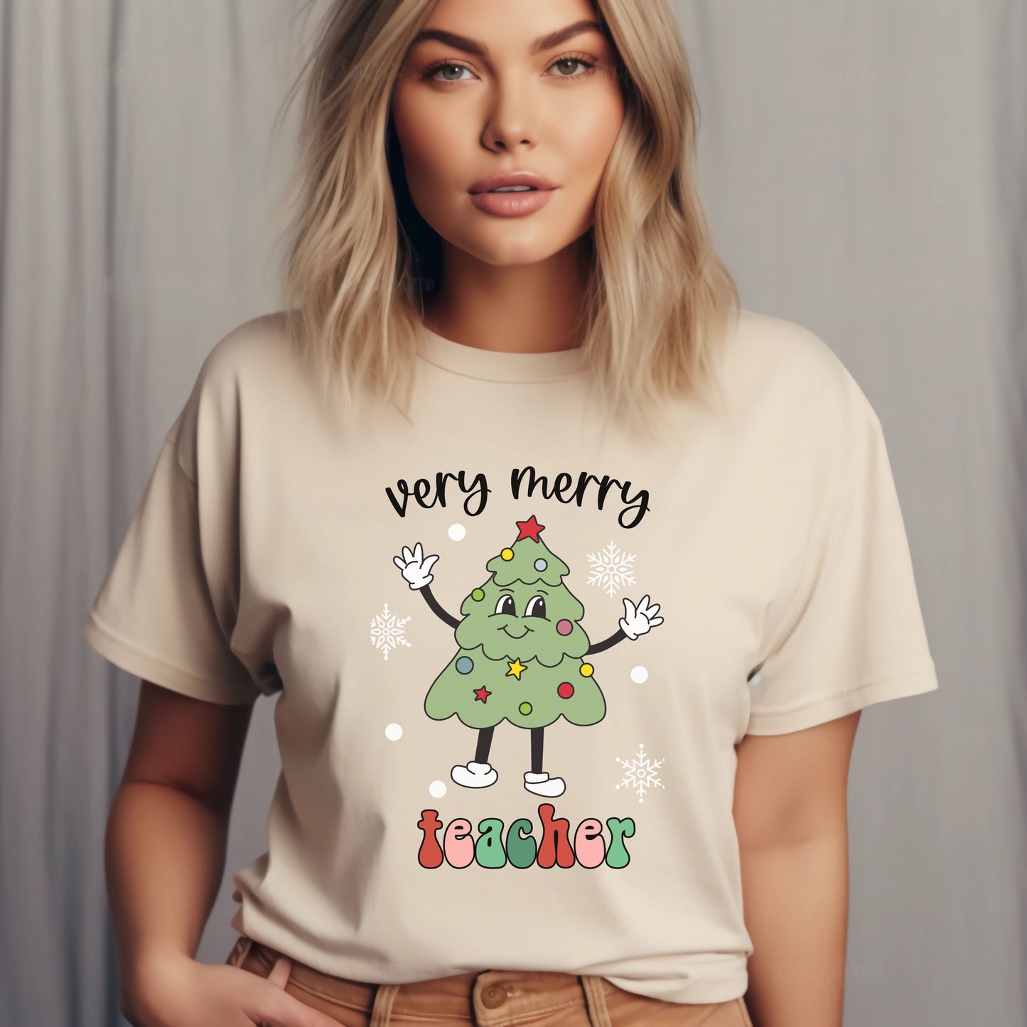 Teacher's Christmas Tree T-shirt - Best Teacher Gift