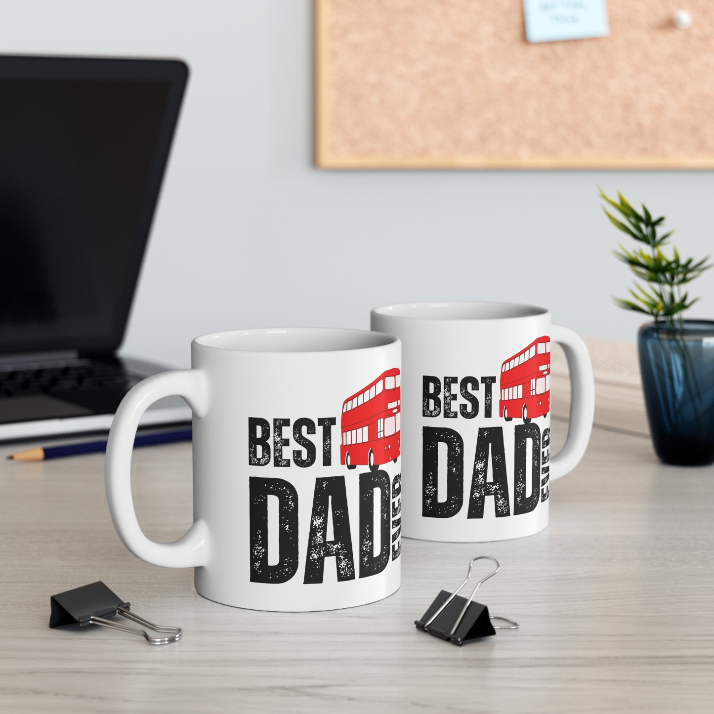 Best Bus Driver Dad Ever Mug - London Bus Father's Day Gift