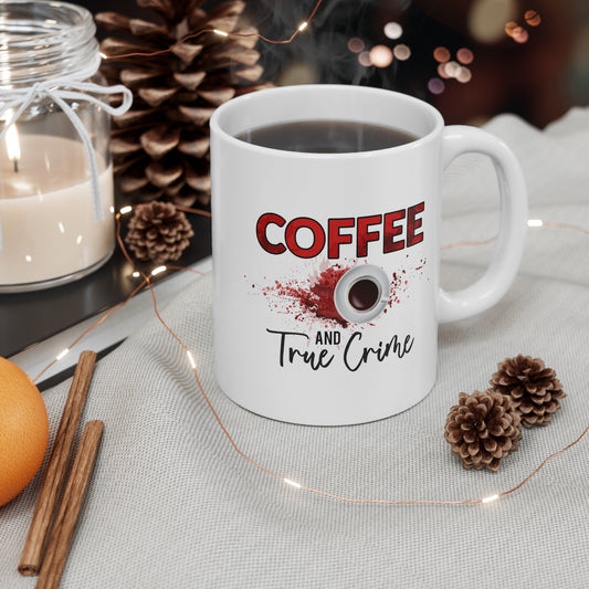 Coffee and Crime Mug - True Crime Gift