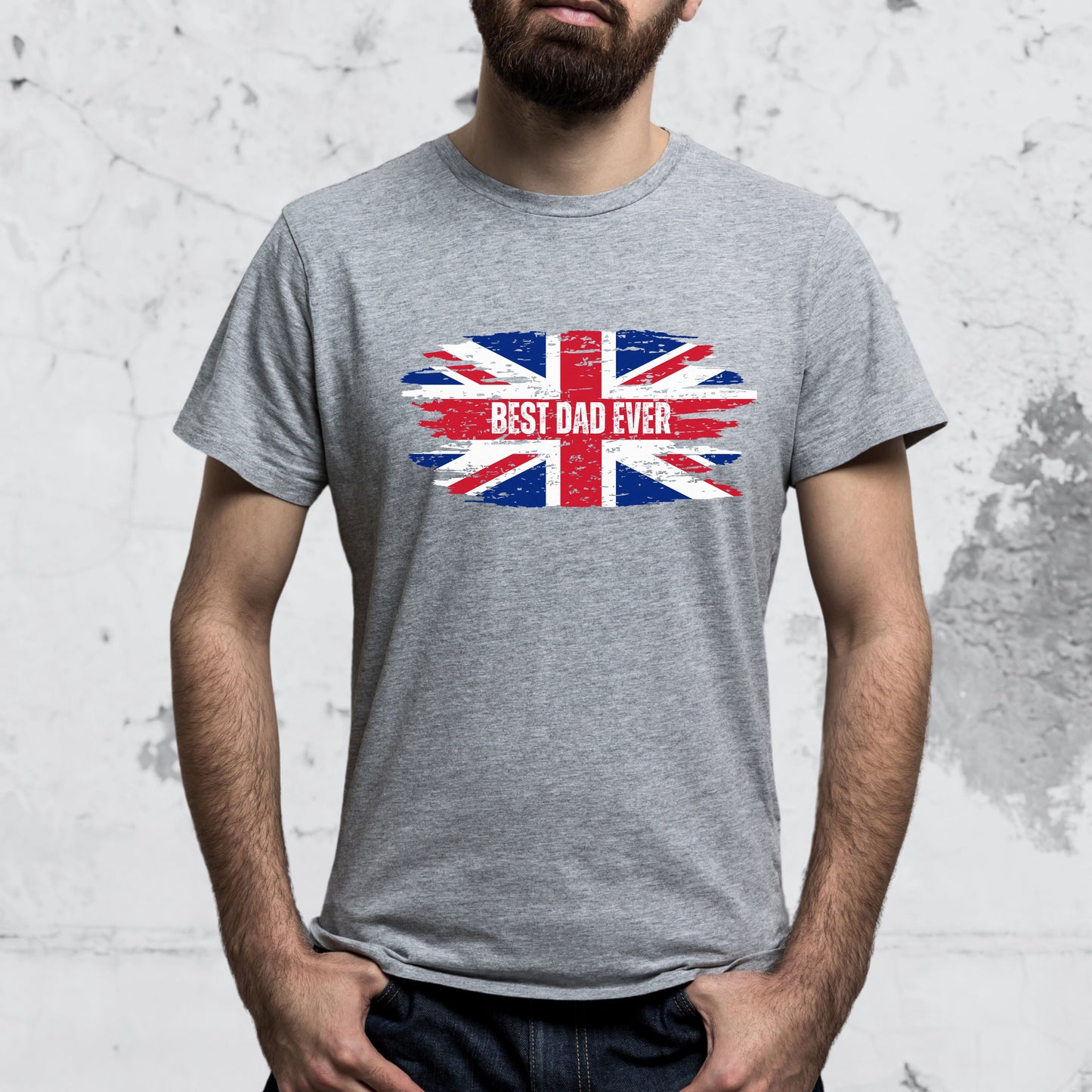 Best Dad Ever Patriotic Shirt - Father's Day Union Jack Shirt