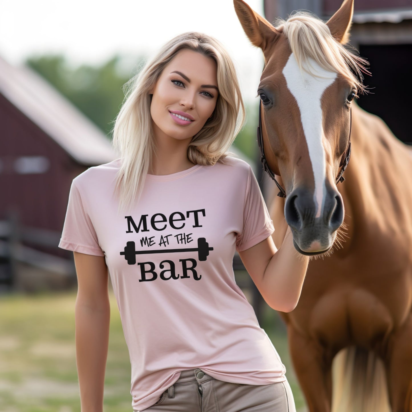 Meet Me at the Bar T-shirt - Unisex Weight Training Top