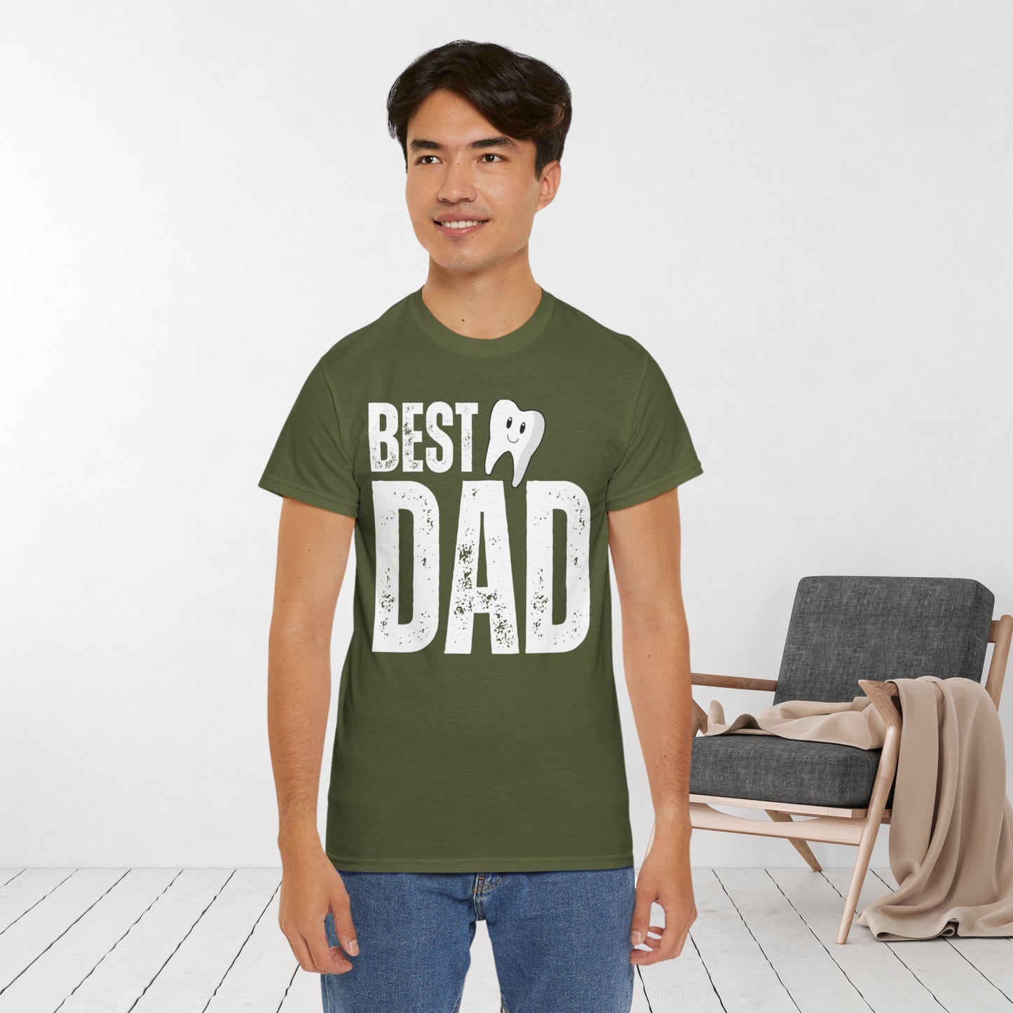 Best Dentist Dad Tee, Dental Nurse Dad Father's Day or Birthday Shirt