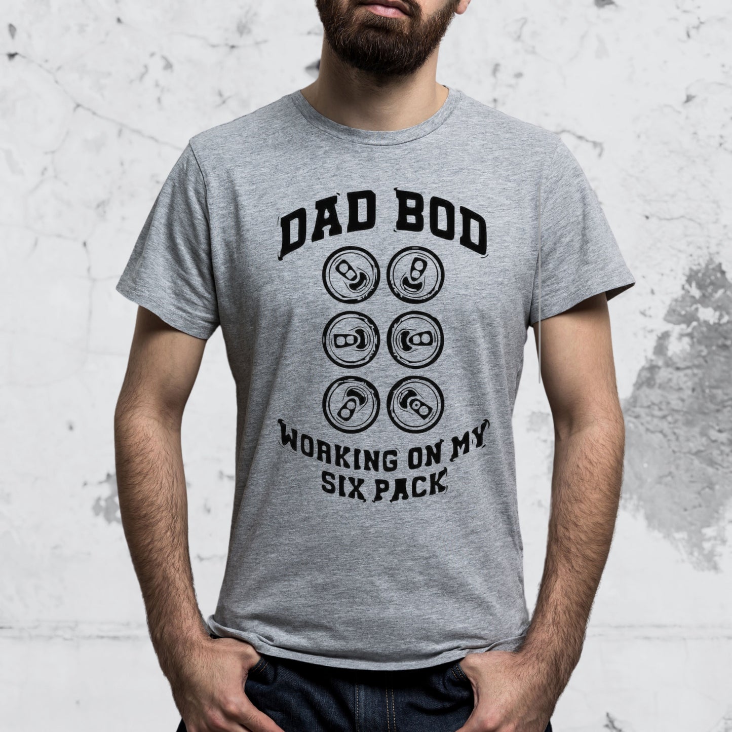 Dad's Funny T-shirt - Dad Bod, Working On My Six Pack