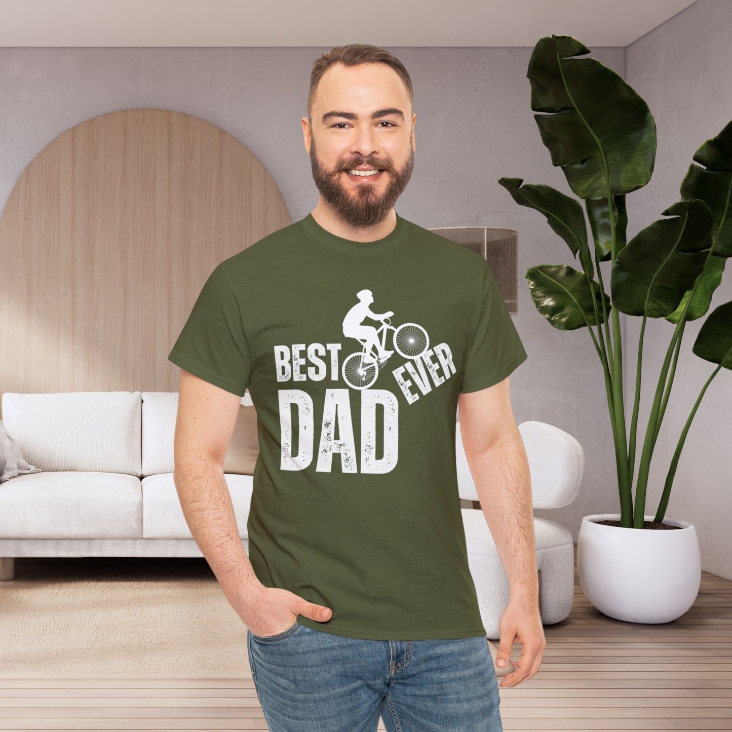 Best Cyclist Dad T-shirt - Biker Dad Birthday or Father's Day Gift