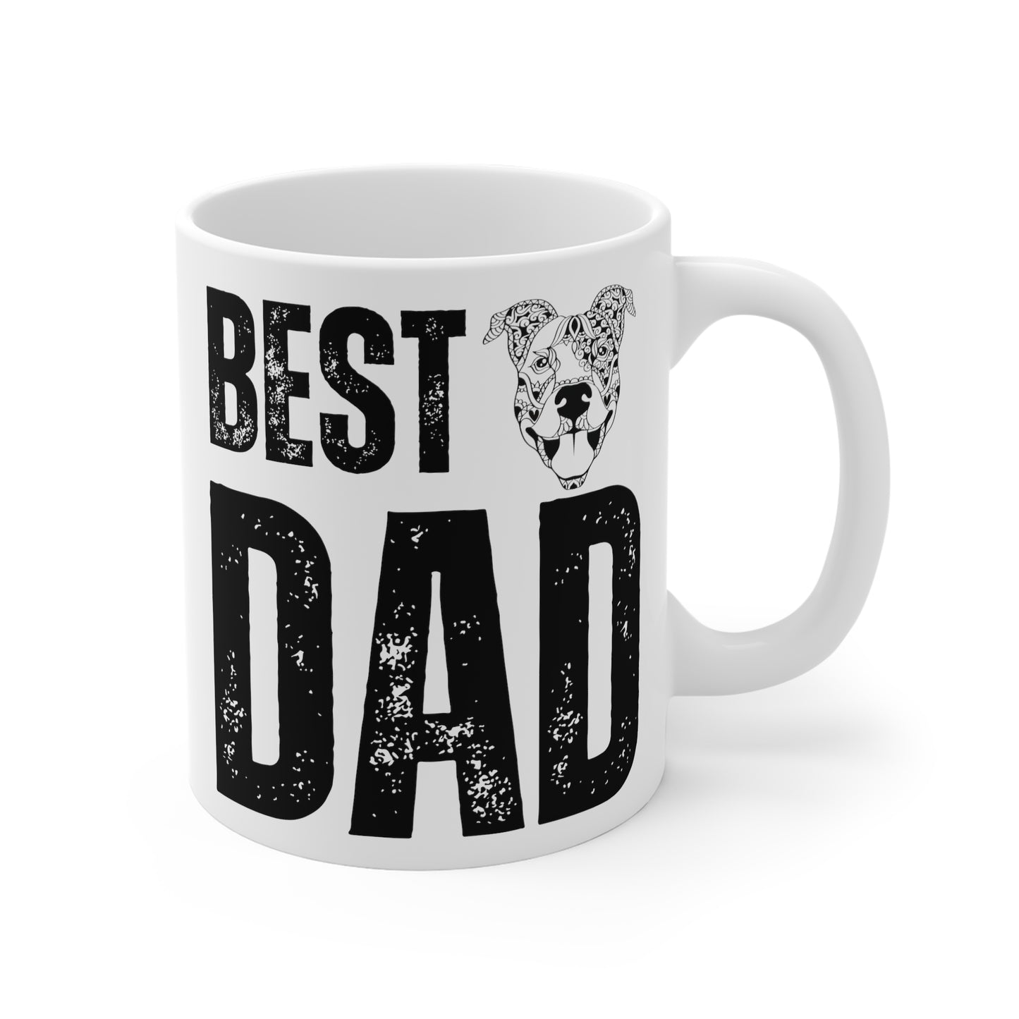 Dog Dad Mug, Dad's Staffordshire Bull Terrier Gift